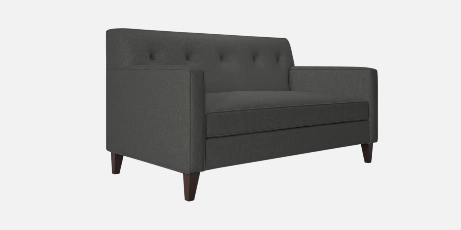Miller Fabric 2 Seater Sofa In Charcoal Grey Colour - Febonic Living