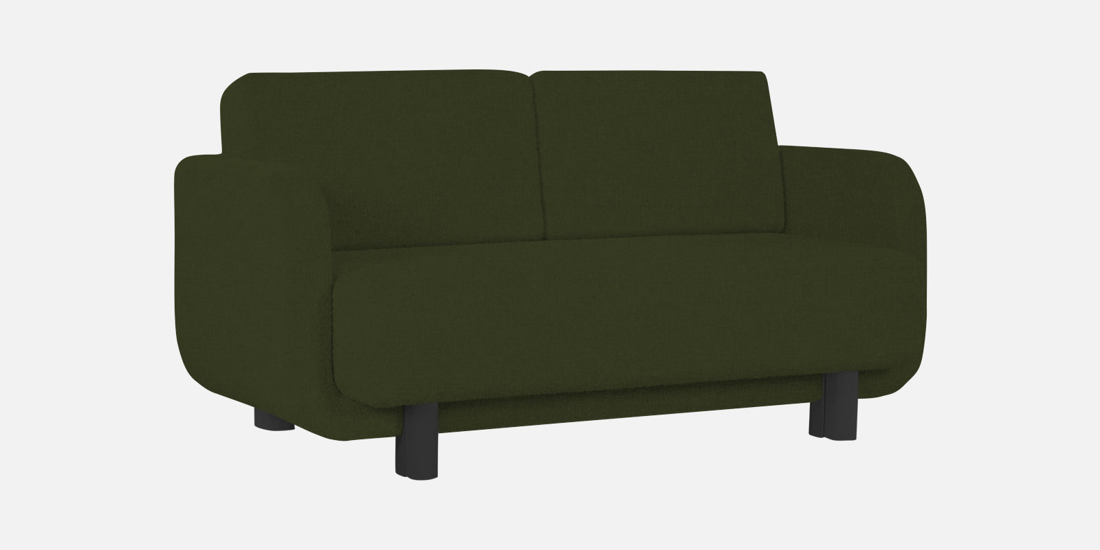 Varu Fabric 2 Seater Sofa In Olive Green Colour - Febonic Living