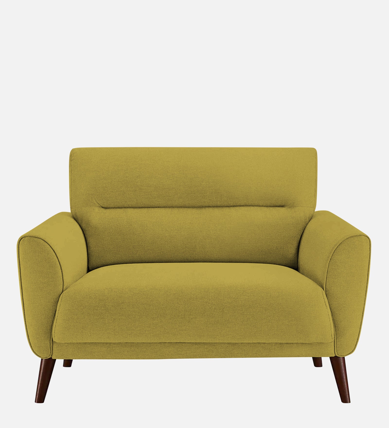 Castro Fabric 1 Seater Sofa In Parrot Green Colour - Febonic Living