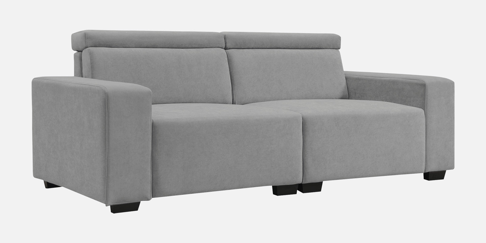 Hiro Fabric 2 Seater Sofa In Smoke Grey Colour - Febonic Living