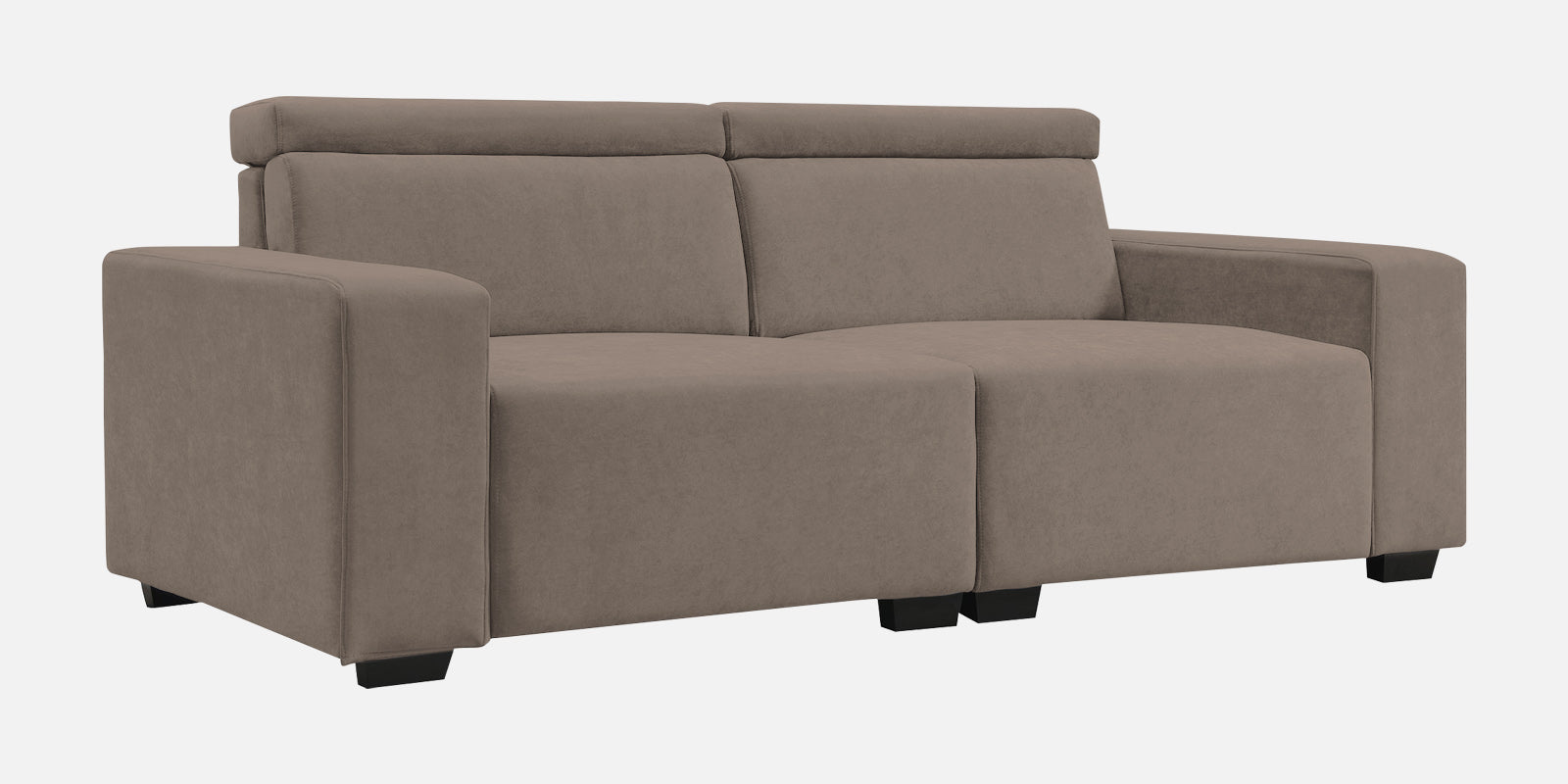 Hiro Fabric 2 Seater Sofa In Rock Beige Colour - Febonic Living