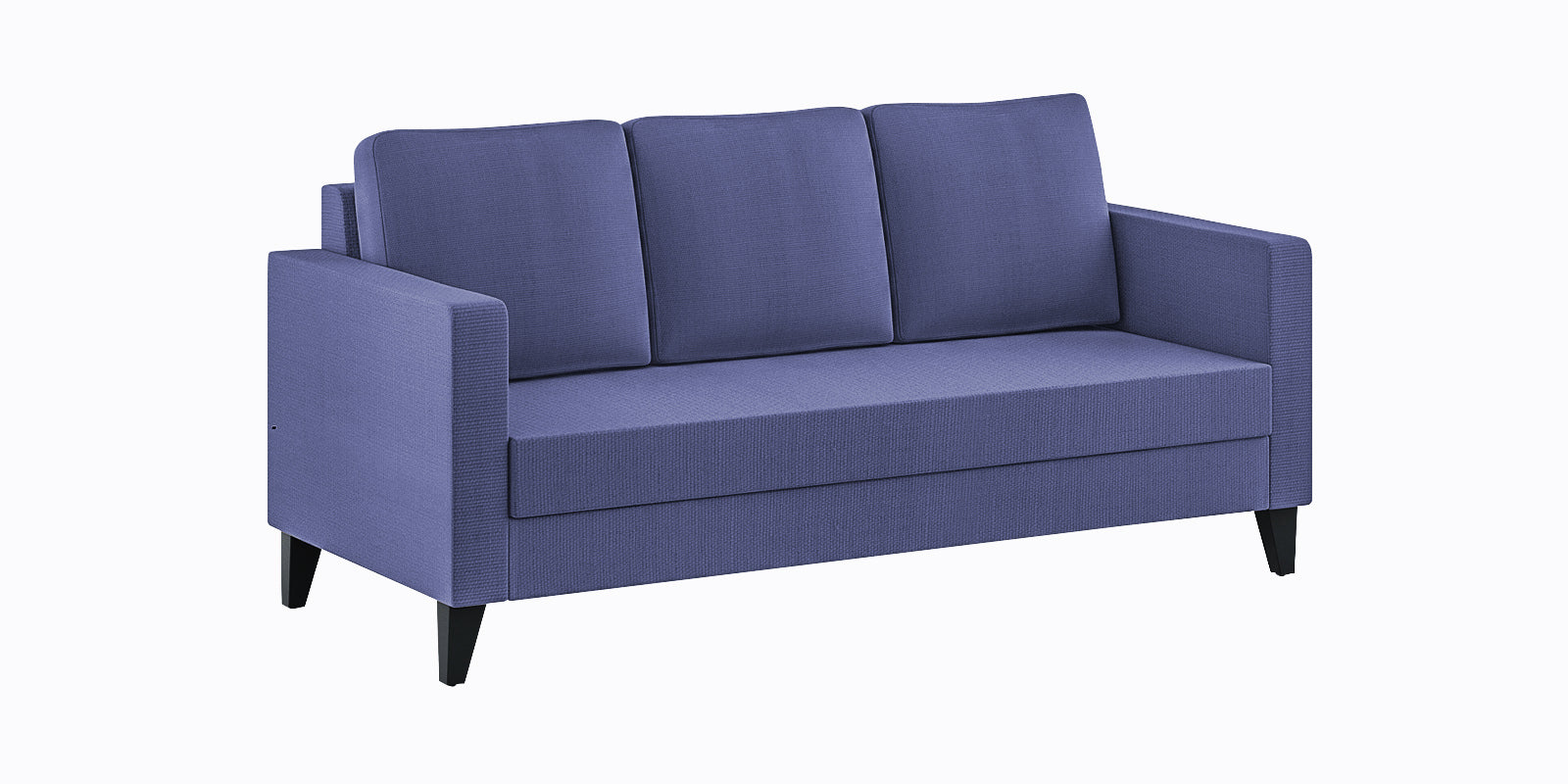 Nori Fabric 3 Seater Sofa In Slate Blue Colour - Febonic Living