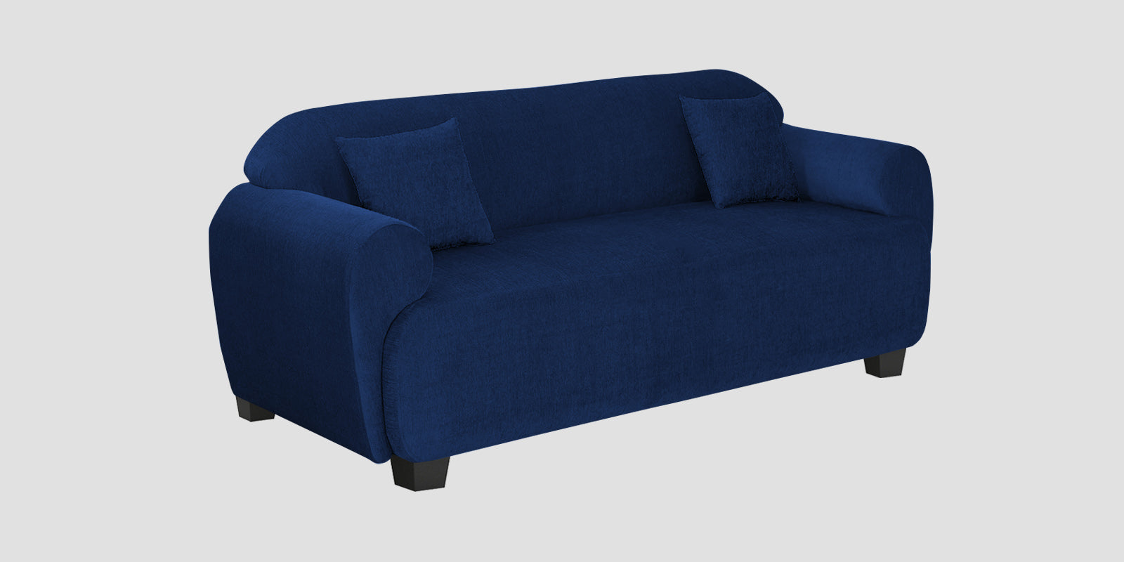 Apollo Fabric 3 Seater Sofa In Royal Blue Colour - Febonic Living