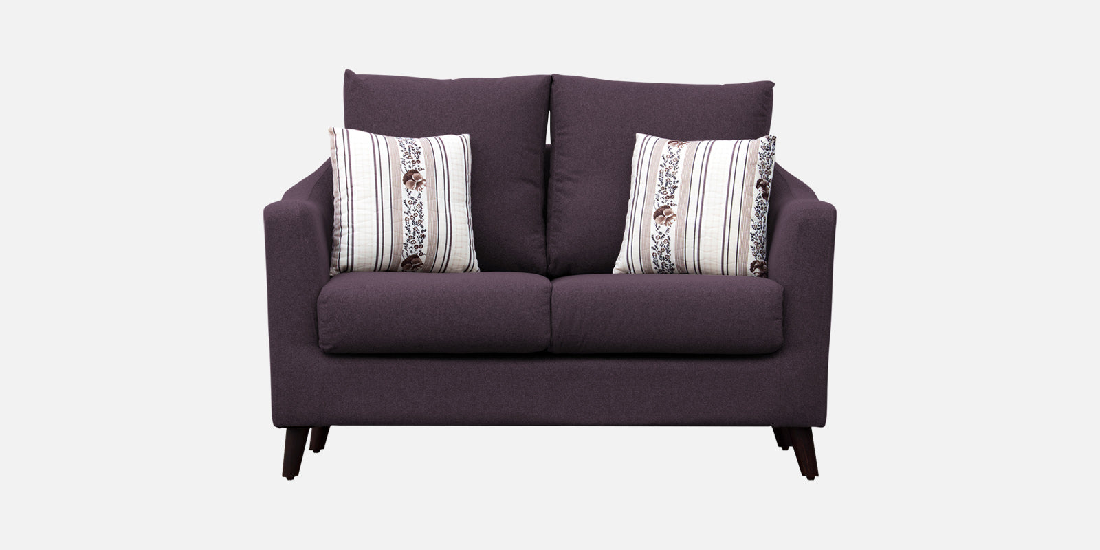 Kevin Fabric 2 Seater Sofa In Greek Purple Colour
