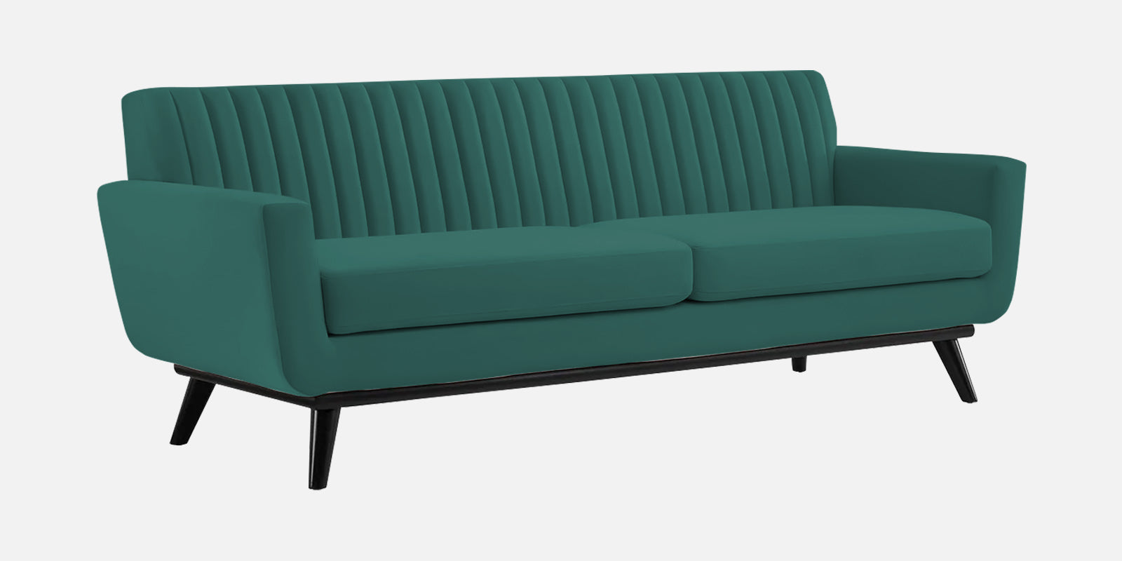 Tucker Velvet 3 Seater Sofa In Pine Green Colour - Febonic Living