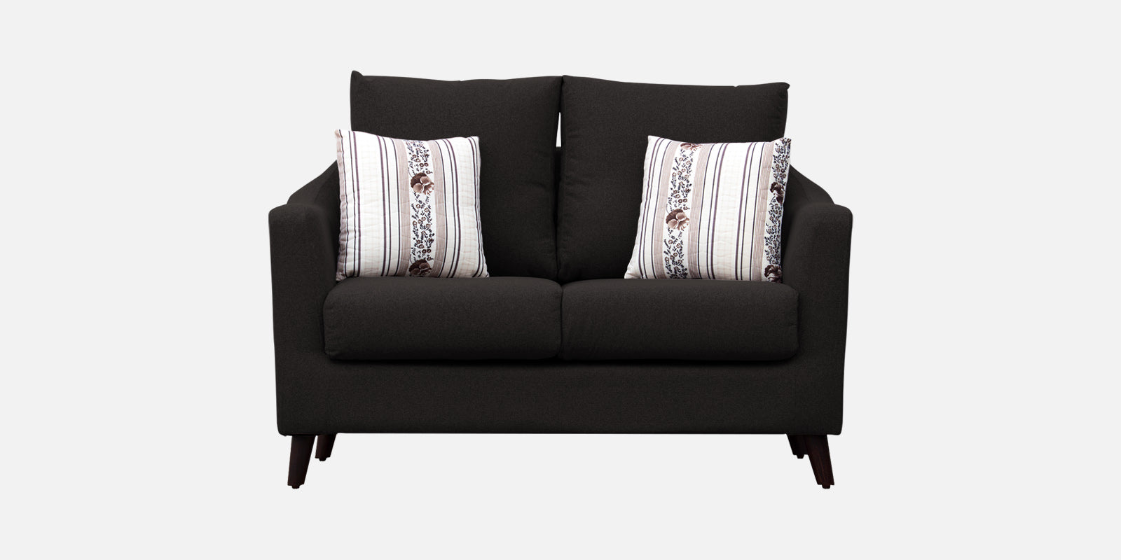 Kevin Fabric 2 Seater Sofa In Cara Brown Colour - Febonic Living