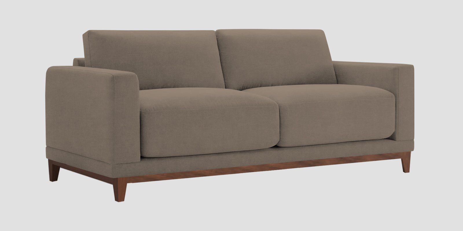 Esha Fabric 2 Seater Sofa In Hazel Beige Colour - Febonic Living