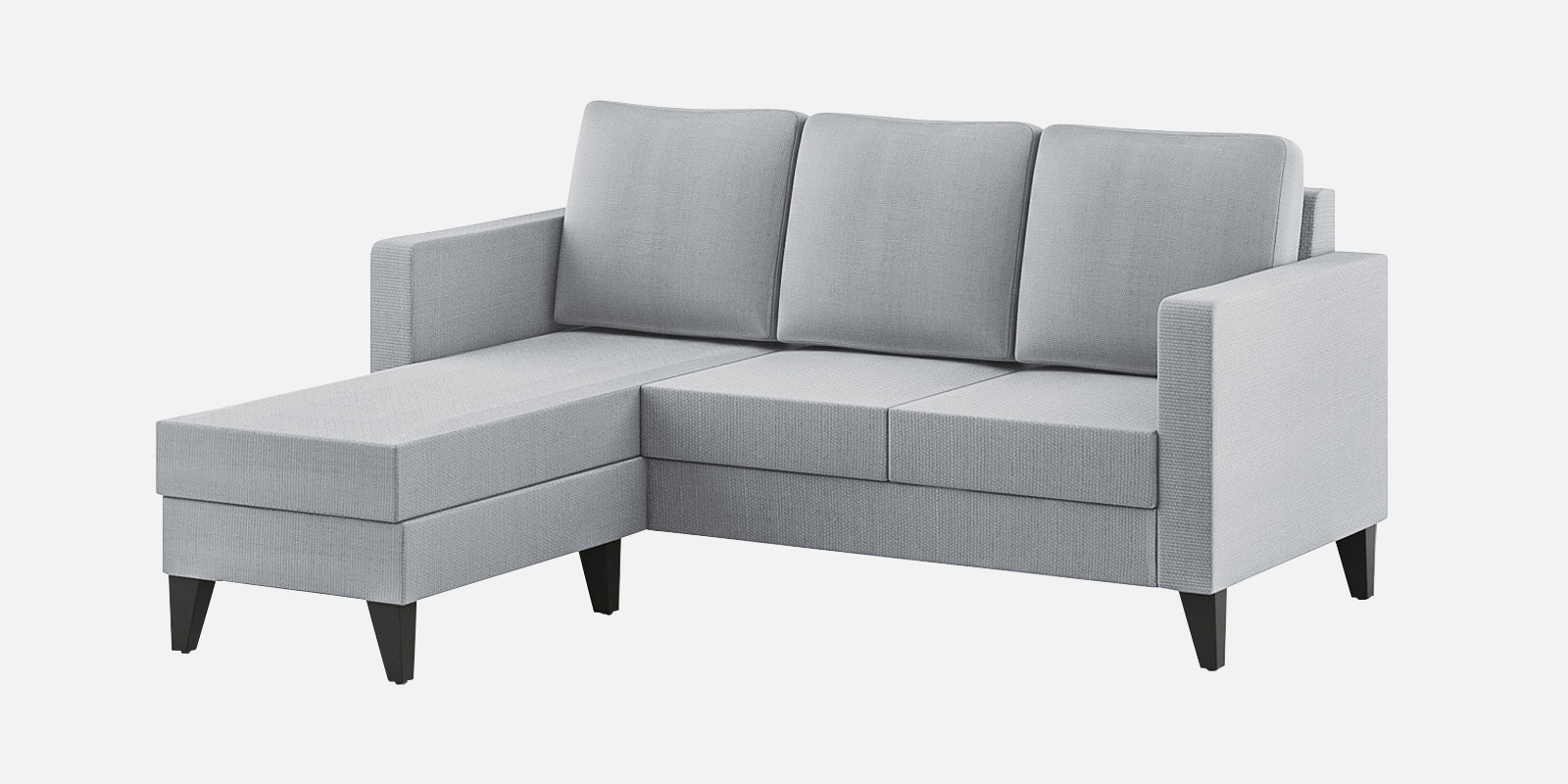 Nori Fabric RHS Sectional Sofa (2+Lounger) In Coin Grey Colour - Febonic Living