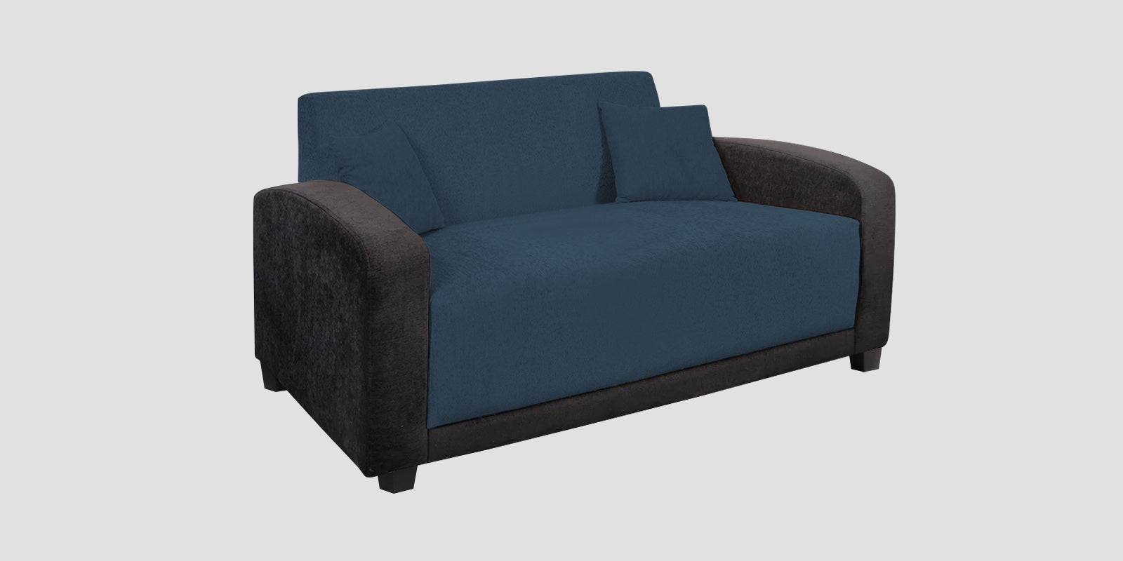 Alex Fabric 2 Seater Sofa In Light Blue Colour - Febonic Living