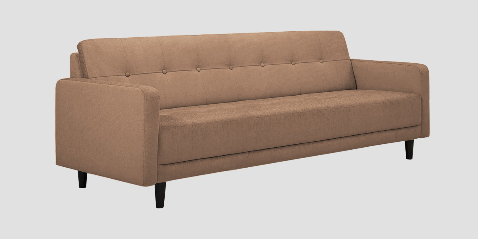 Noha Fabric 3 Seater Sofa In Cosmic Beige Colour - Febonic Living