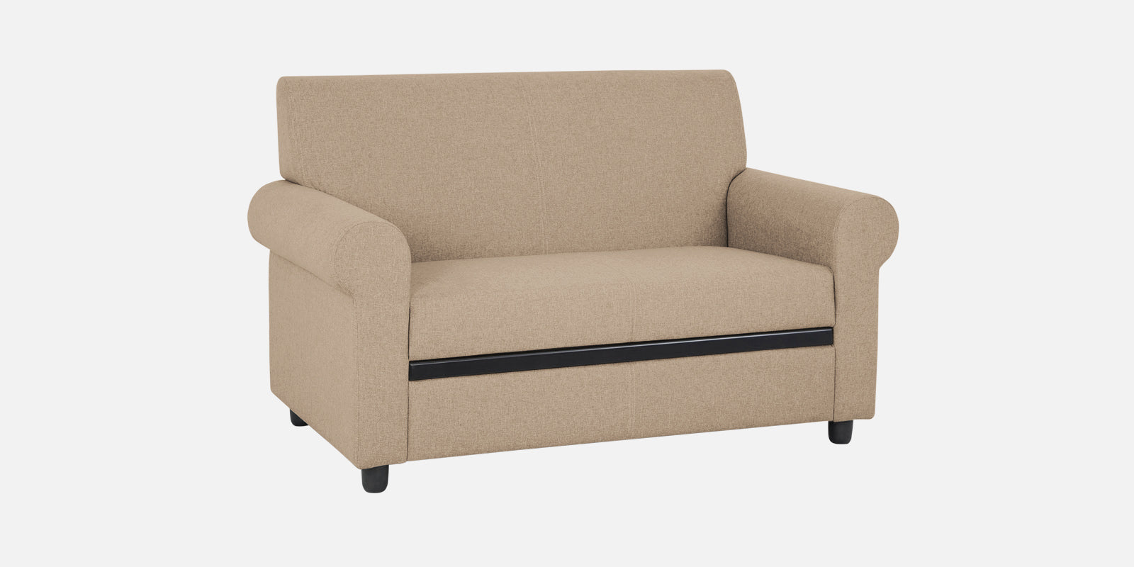 Ribby Fabric 2 Seater Sofa In Olive Beige Colour - Febonic Living