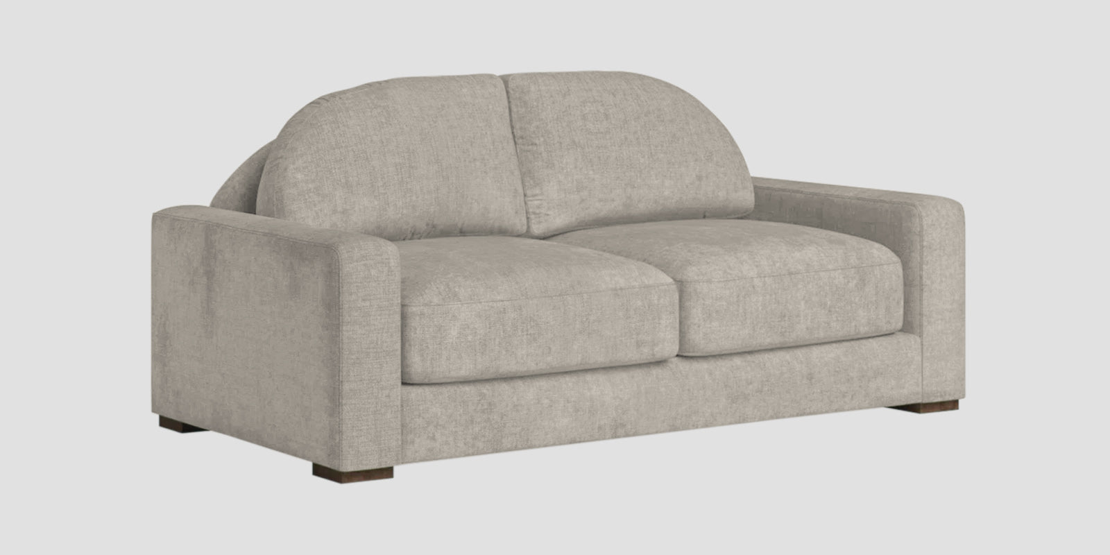 Dara Fabric 2 Seater Sofa In Ash Grey Colour - Febonic Living