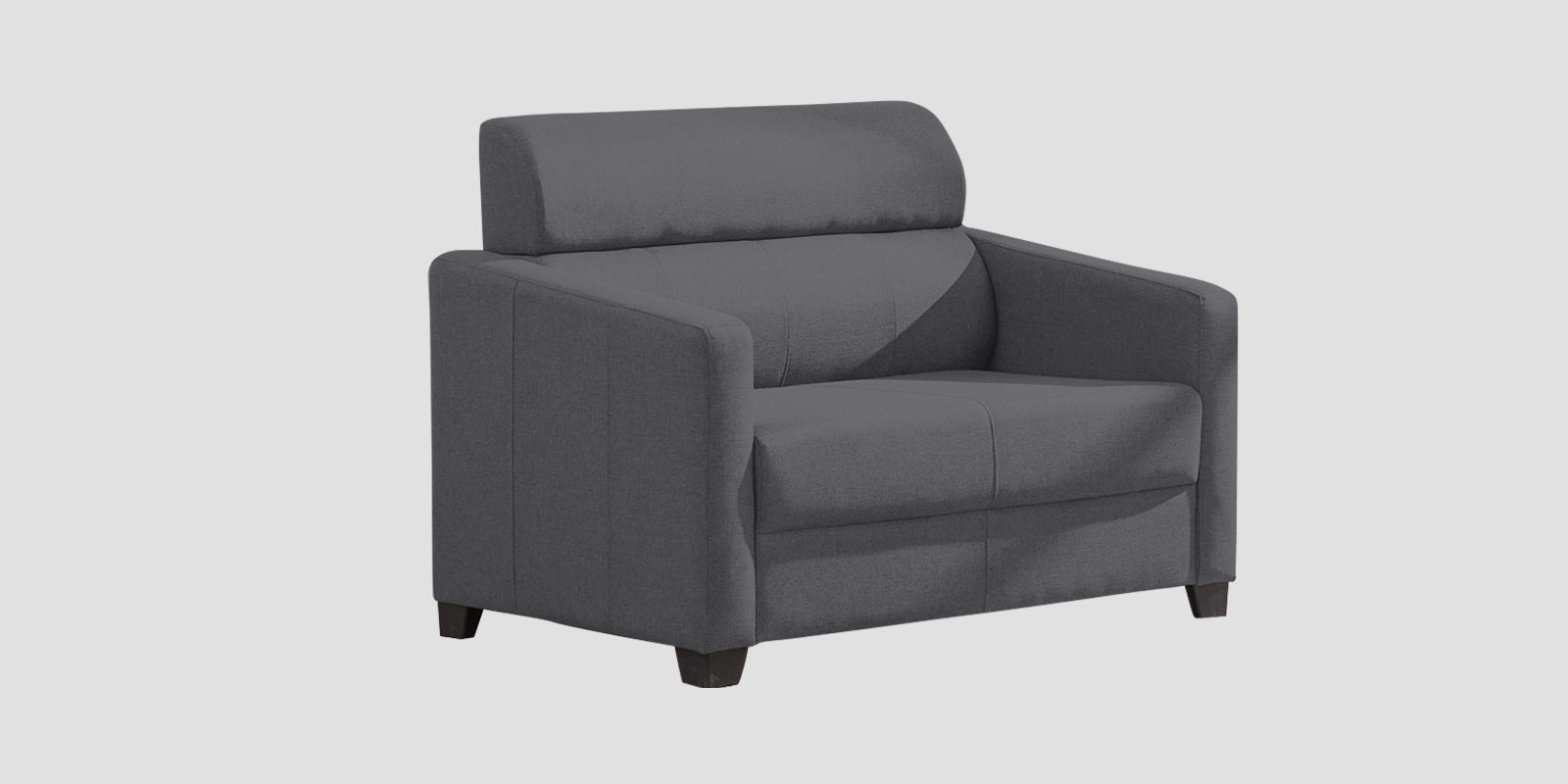 Devo Fabric 2 Seater Sofa In Maba Grey Colour - Febonic Living