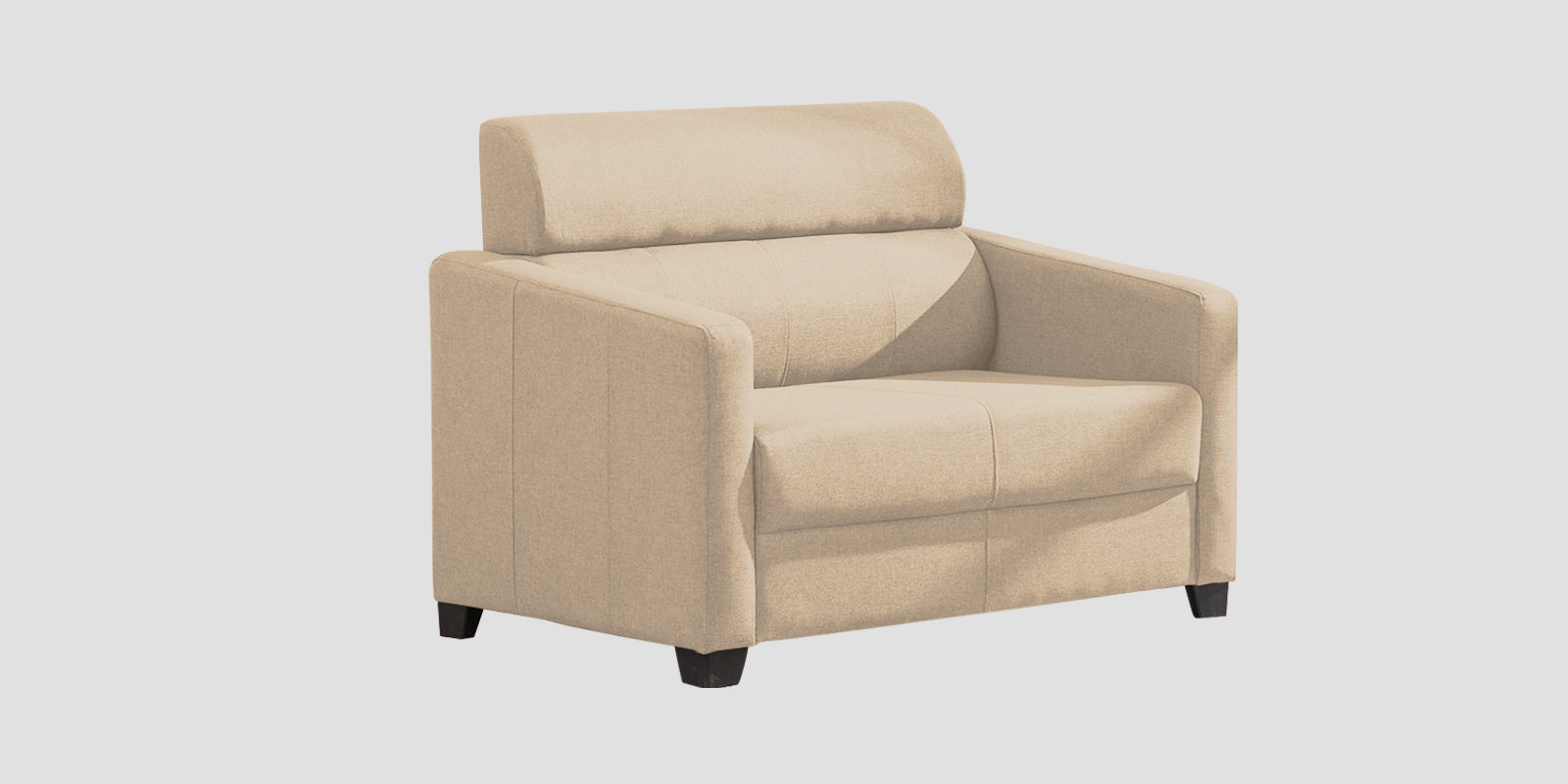 Devo Fabric 2 Seater Sofa In Olive Beige Colour - Febonic Living