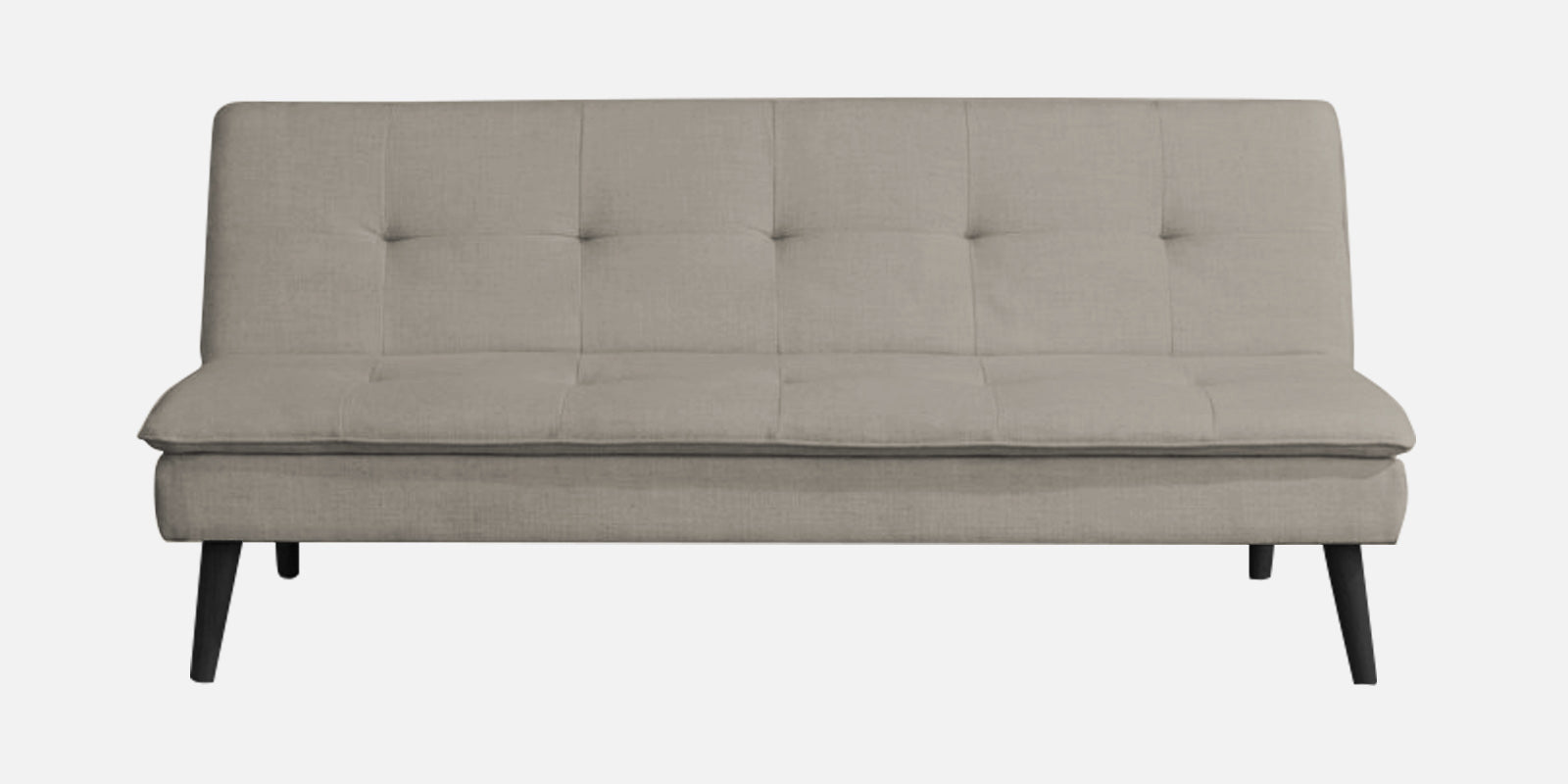 Toner Fabric 3 Seater Convertible Sofa Cum Bed In Ash Grey Colour - Febonic Living