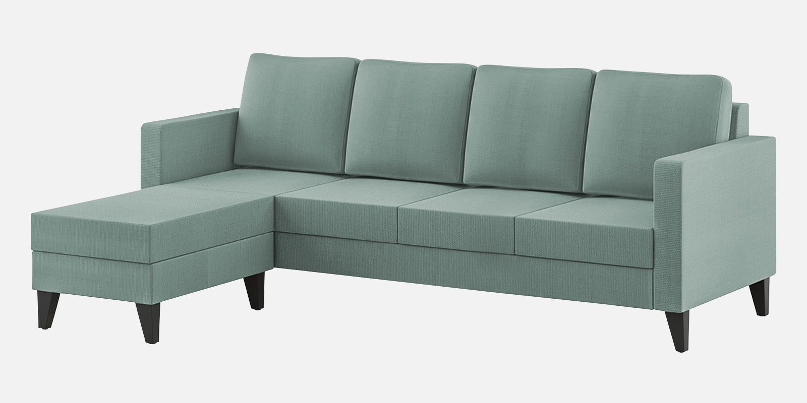 Nori Fabric RHS Sectional Sofa (3+Lounger) In Suka Blue Colour - Febonic Living
