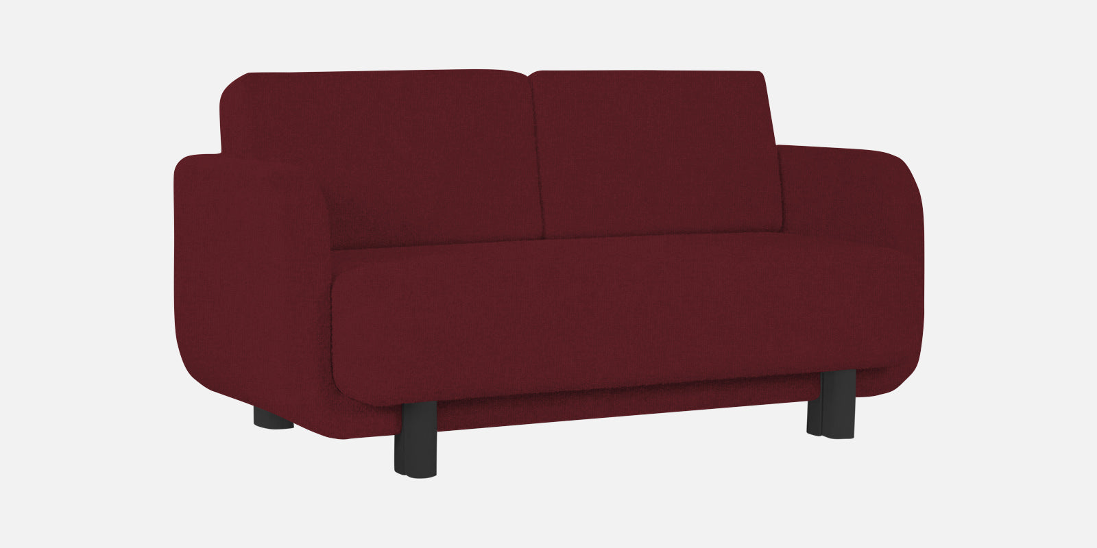 Varu Fabric 2 Seater Sofa In Blood Maroon Colour - Febonic Living