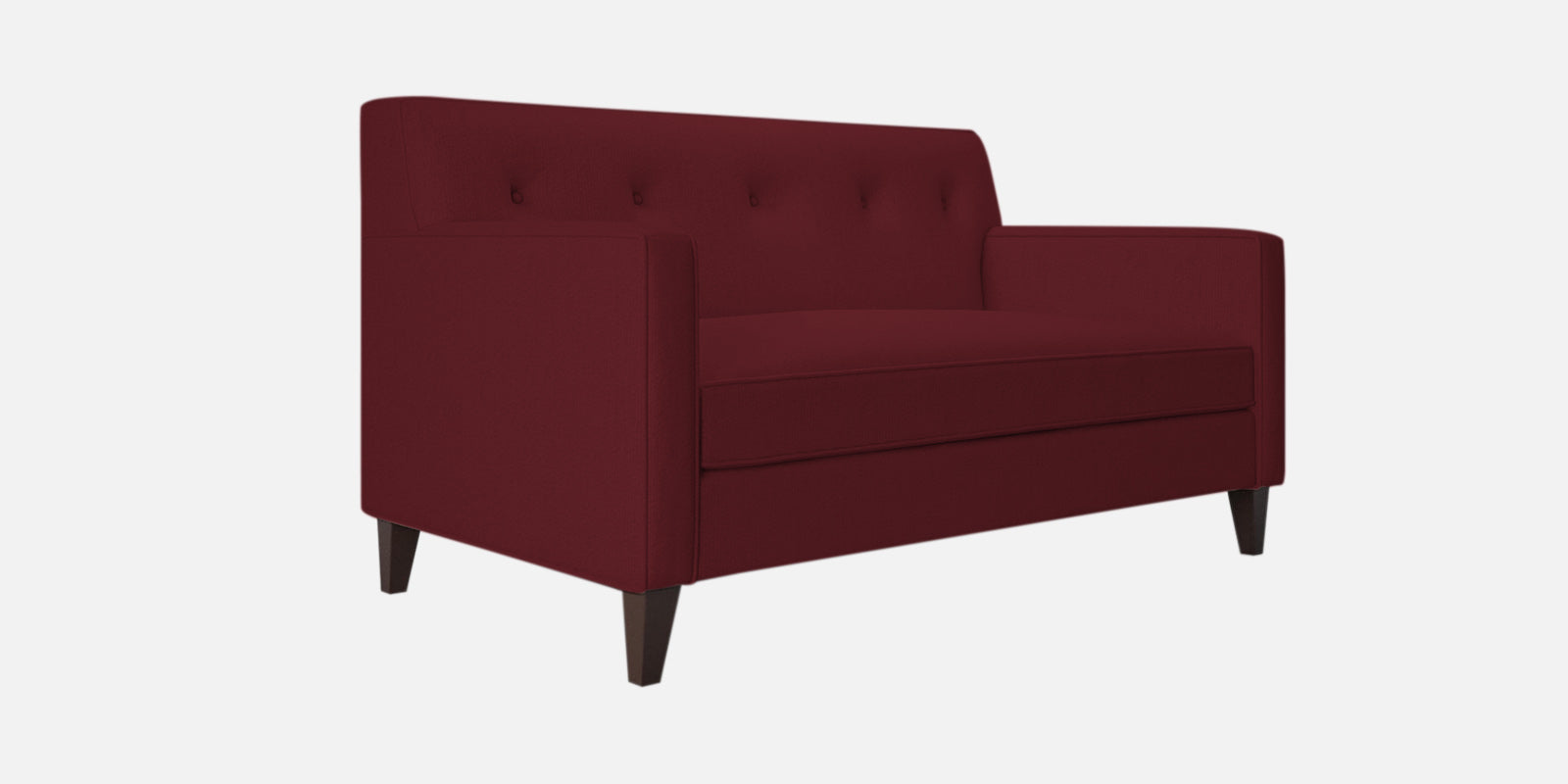 Miller Fabric 2 Seater Sofa In Blood Maroon Colour - Febonic Living