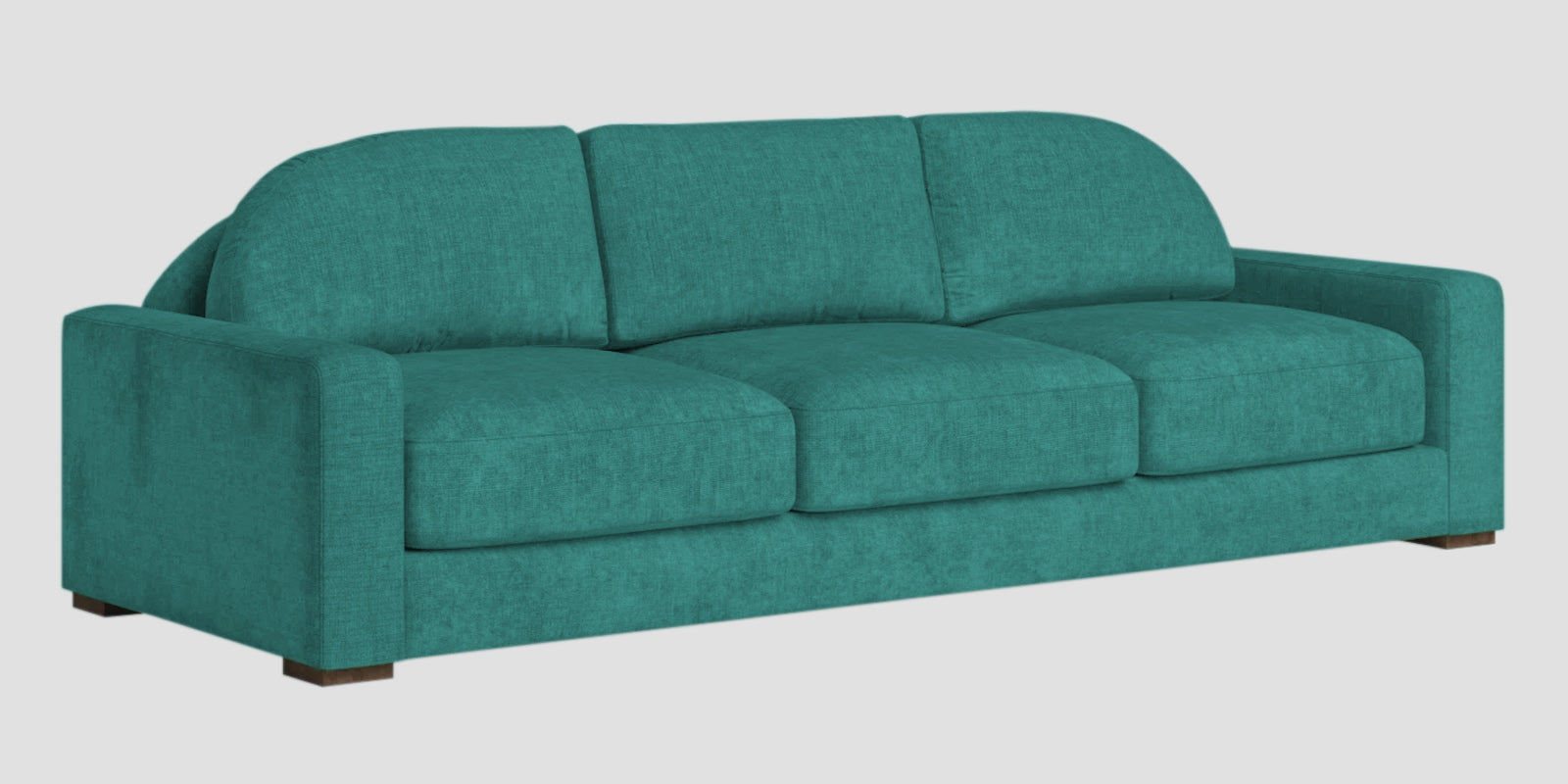 Dara Fabric 3 Seater Sofa In Sea Green Colour - Febonic Living