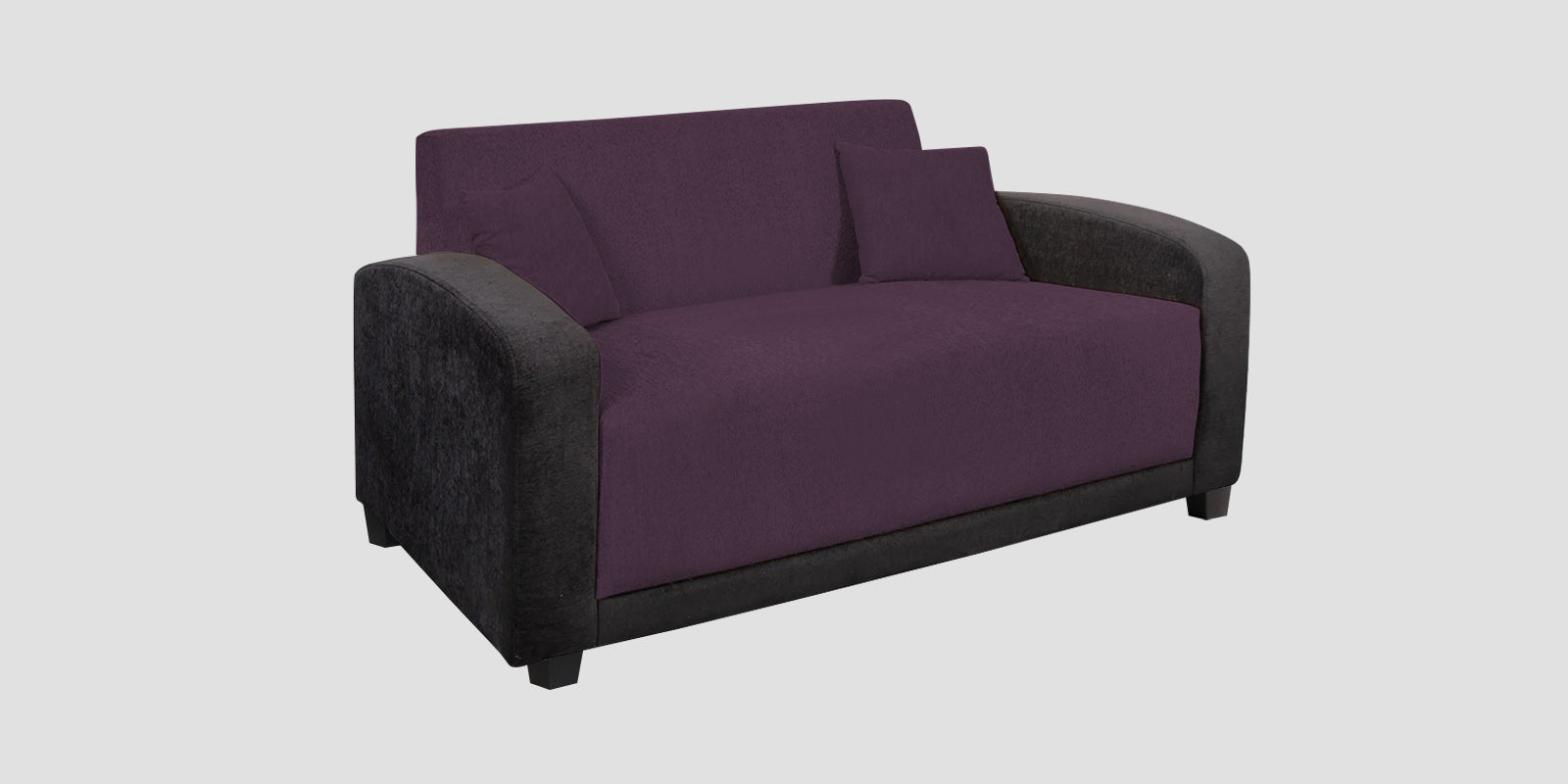 Alex Fabric 2 Seater Sofa In Greek Purple Colour - Febonic Living