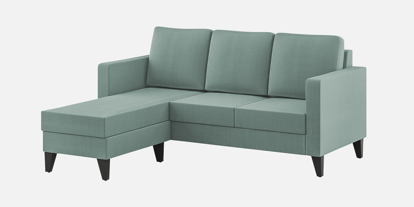 Nori Fabric RHS Sectional Sofa (2+Lounger) In Suka Blue Colour - Febonic Living