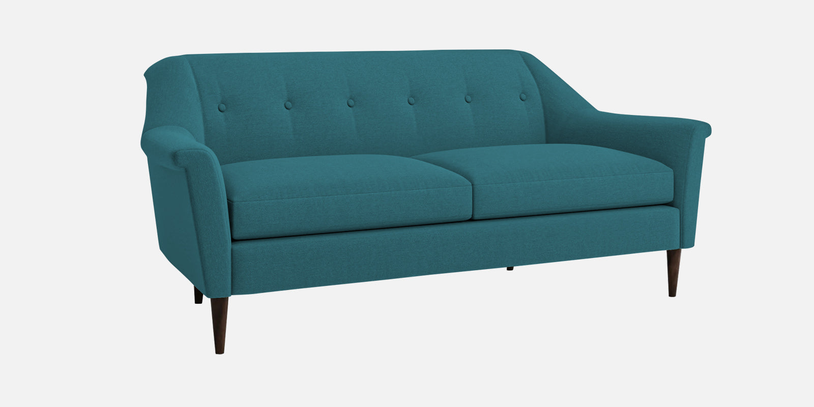 Homer Fabric 3 Seater Sofa In Water Blue Colour - Febonic Living