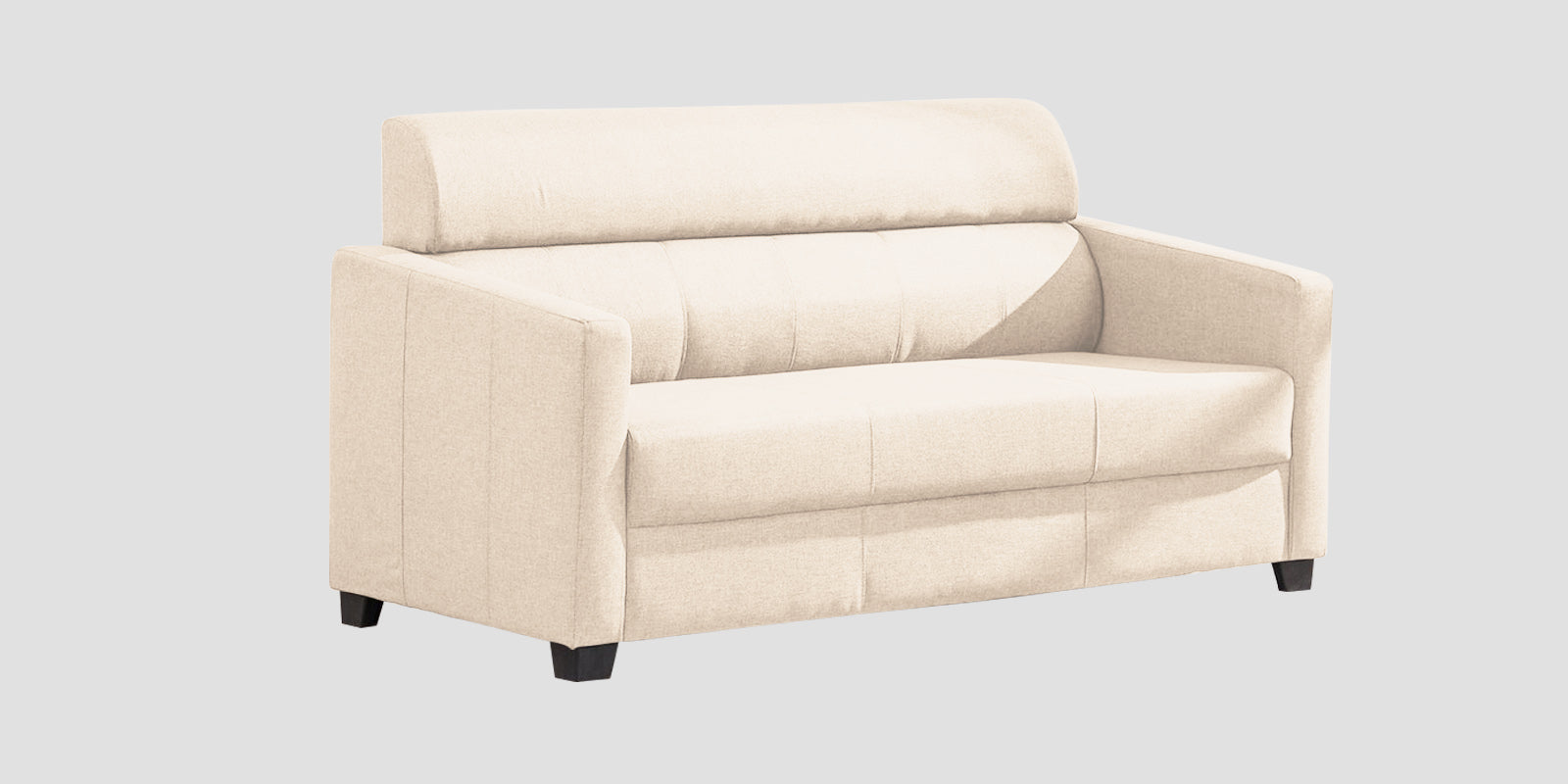 Devo Fabric 3 Seater Sofa In Woom Beige Colour - Febonic Living