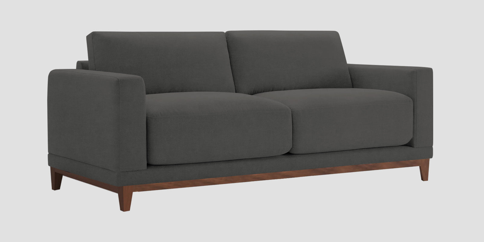 Esha Fabric 2 Seater Sofa In Stone Grey Colour - Febonic Living