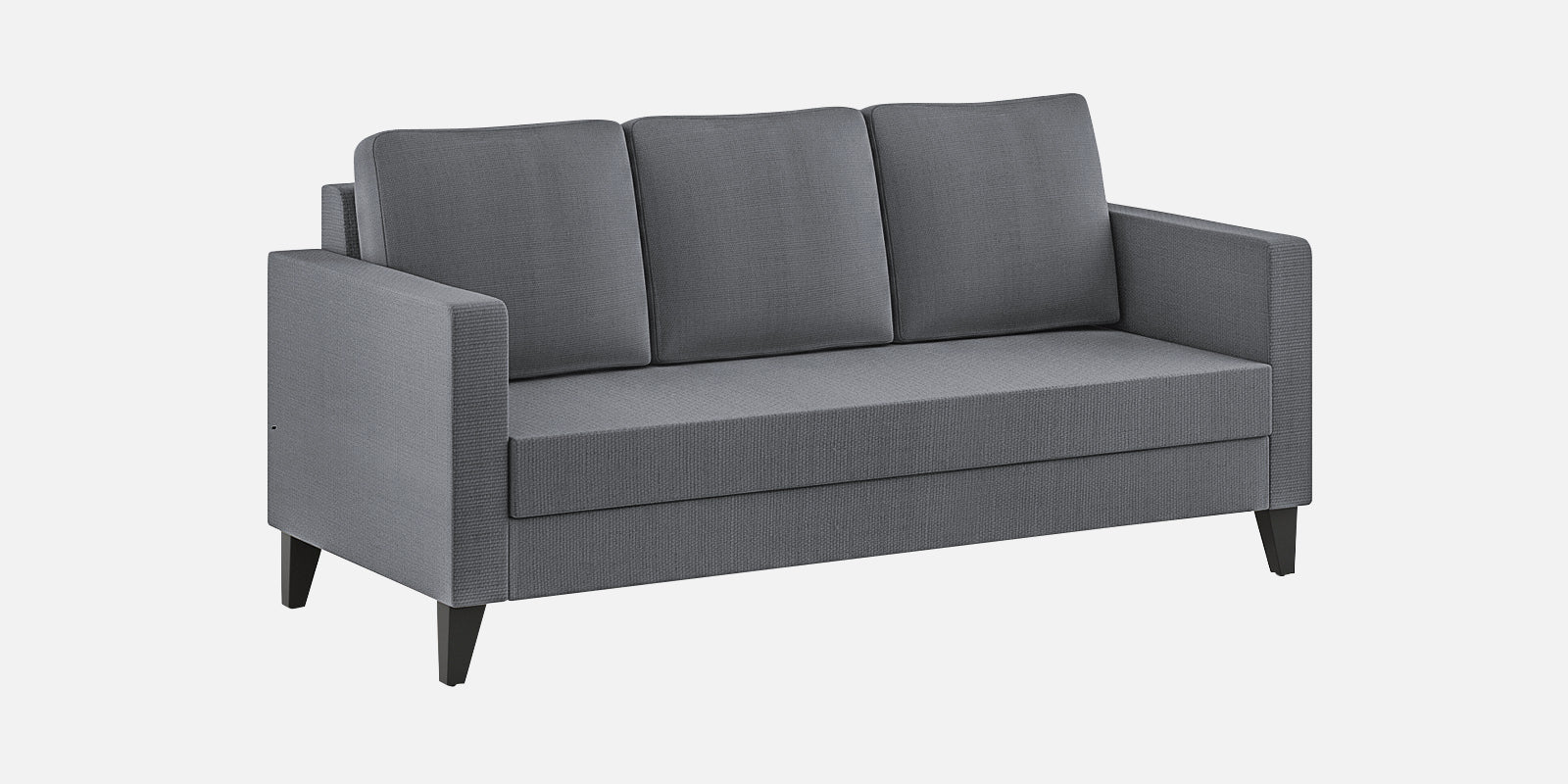 Nori Fabric 3 Seater Sofa In Maba Grey Colour - Febonic Living