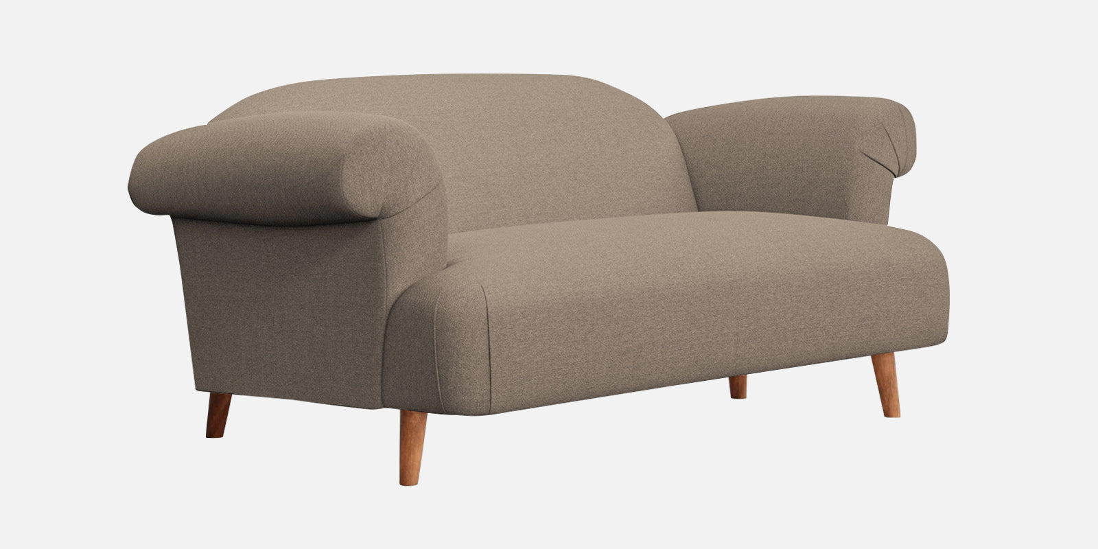 Barber Fabric 2 Seater Sofa In Hazel Beige Colour - Febonic Living