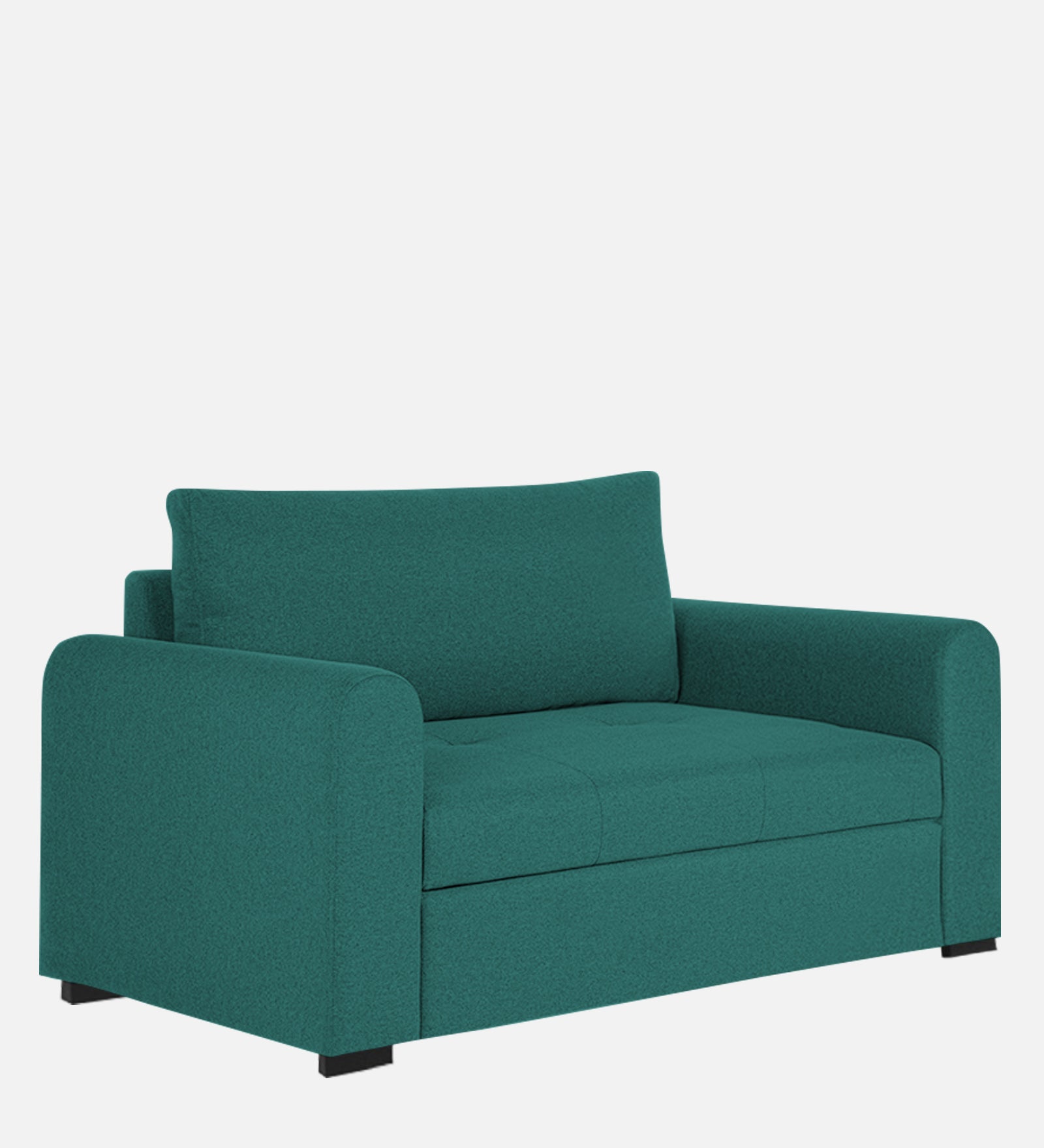 Sigma Fabric 1 Seater Sofa In Sea Green Colour - Febonic Living