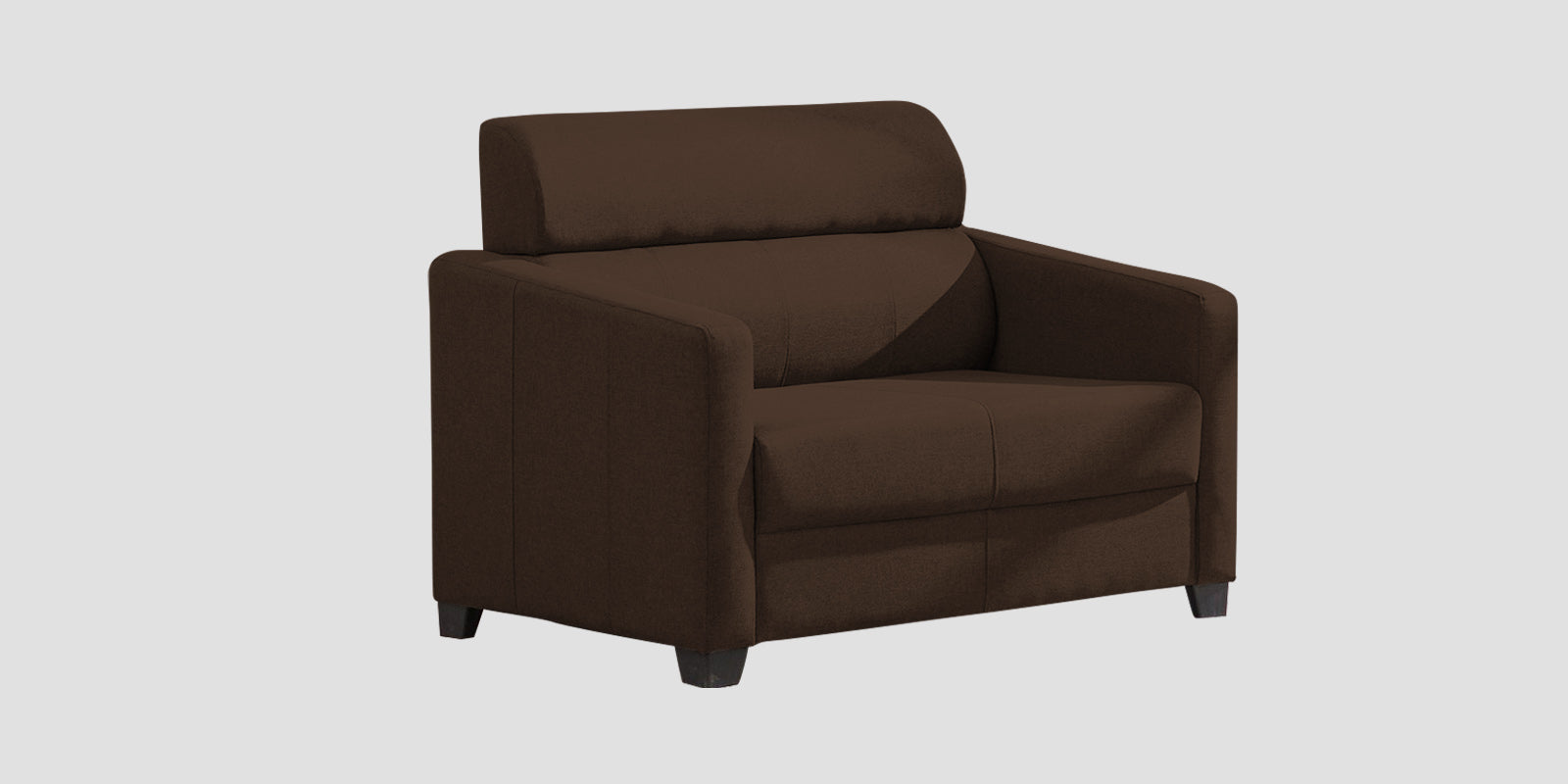 Devo Fabric 2 Seater Sofa In Cidar Brown Colour - Febonic Living