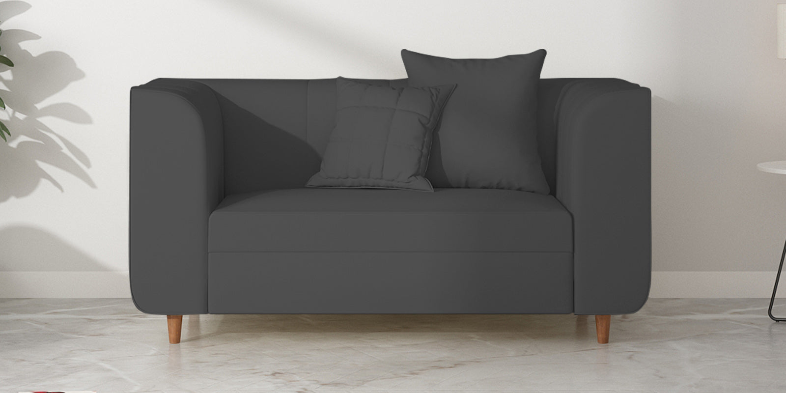 Sumo Velvet 2 Seater Sofa In Davy grey Colour - Febonic Living
