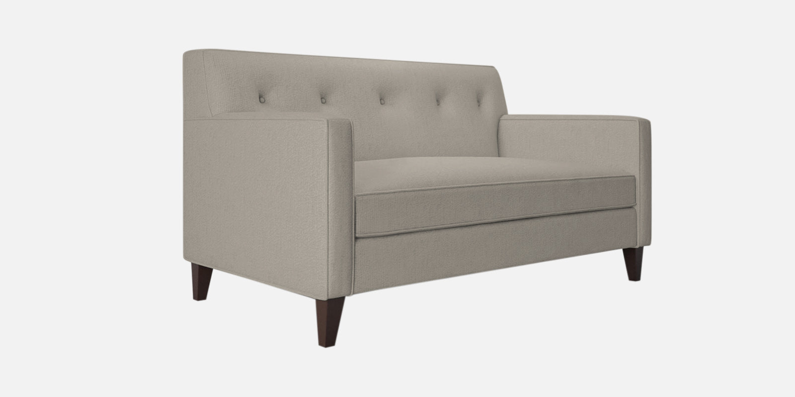 Miller Fabric 2 Seater Sofa In Ash Grey Colour - Febonic Living