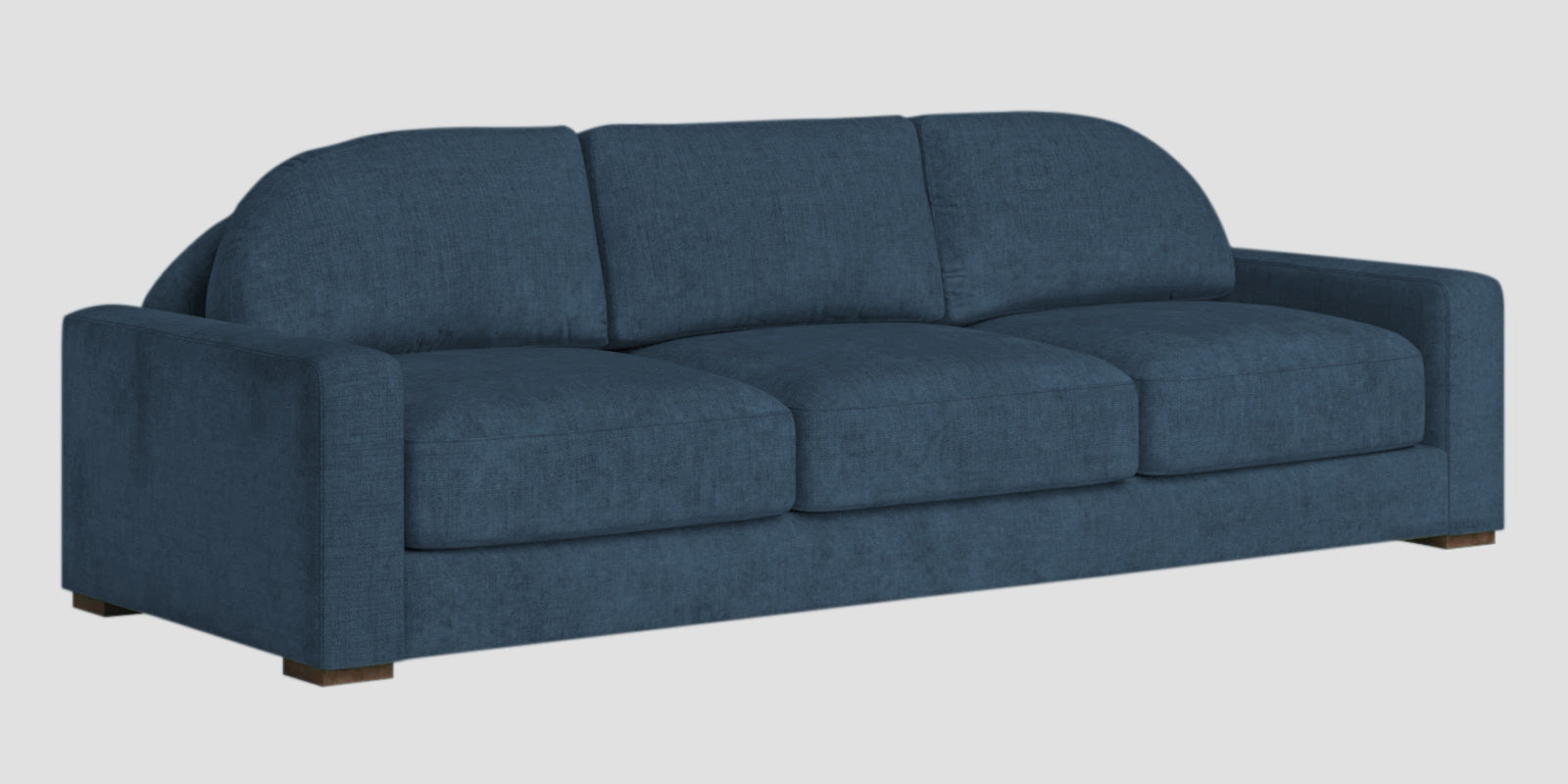 Dara Fabric 3 Seater Sofa In Light Blue Colour