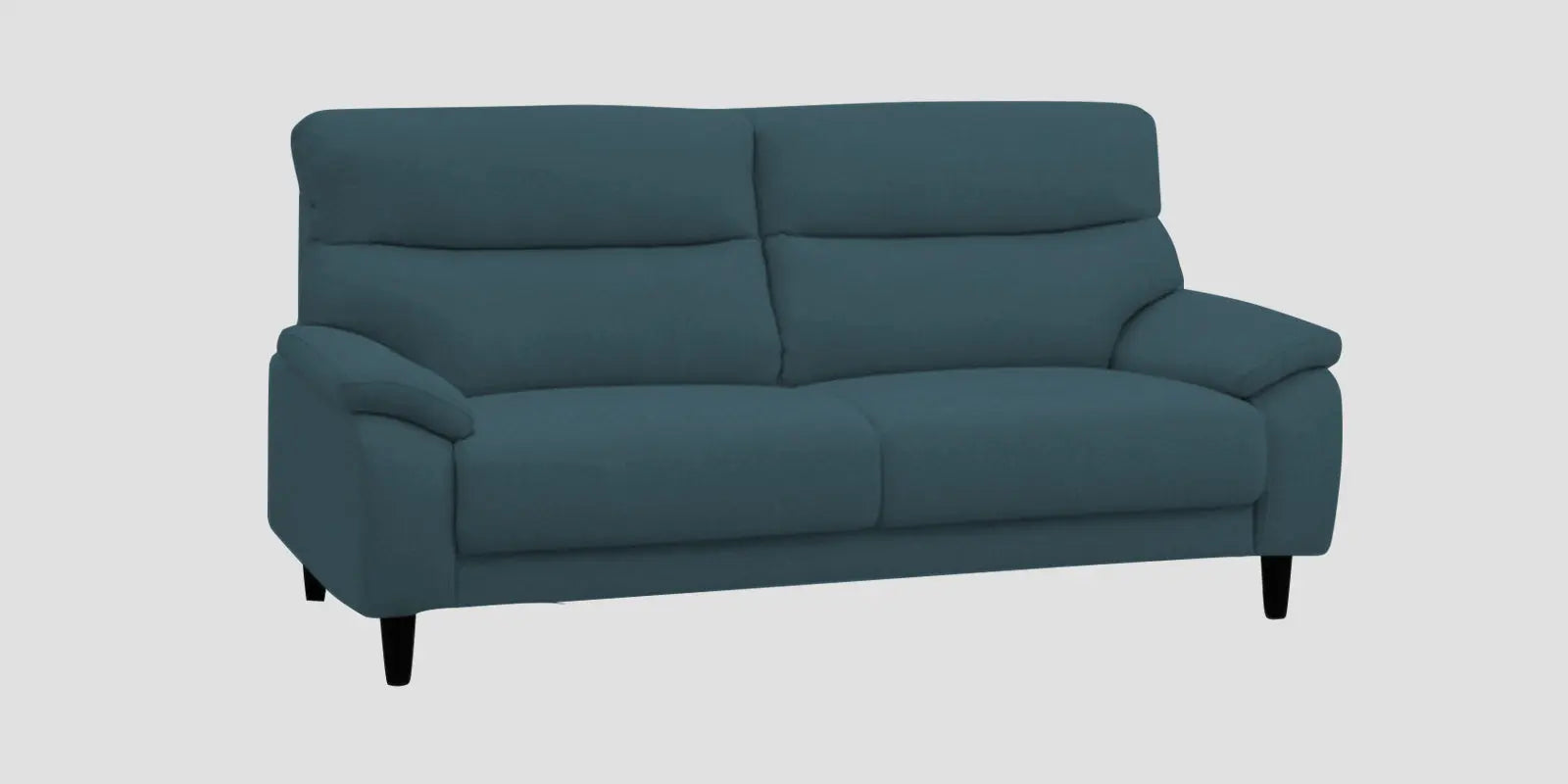 Zibby Fabric 2 Seater Sofa In Sea Blue Colour Febonic Living