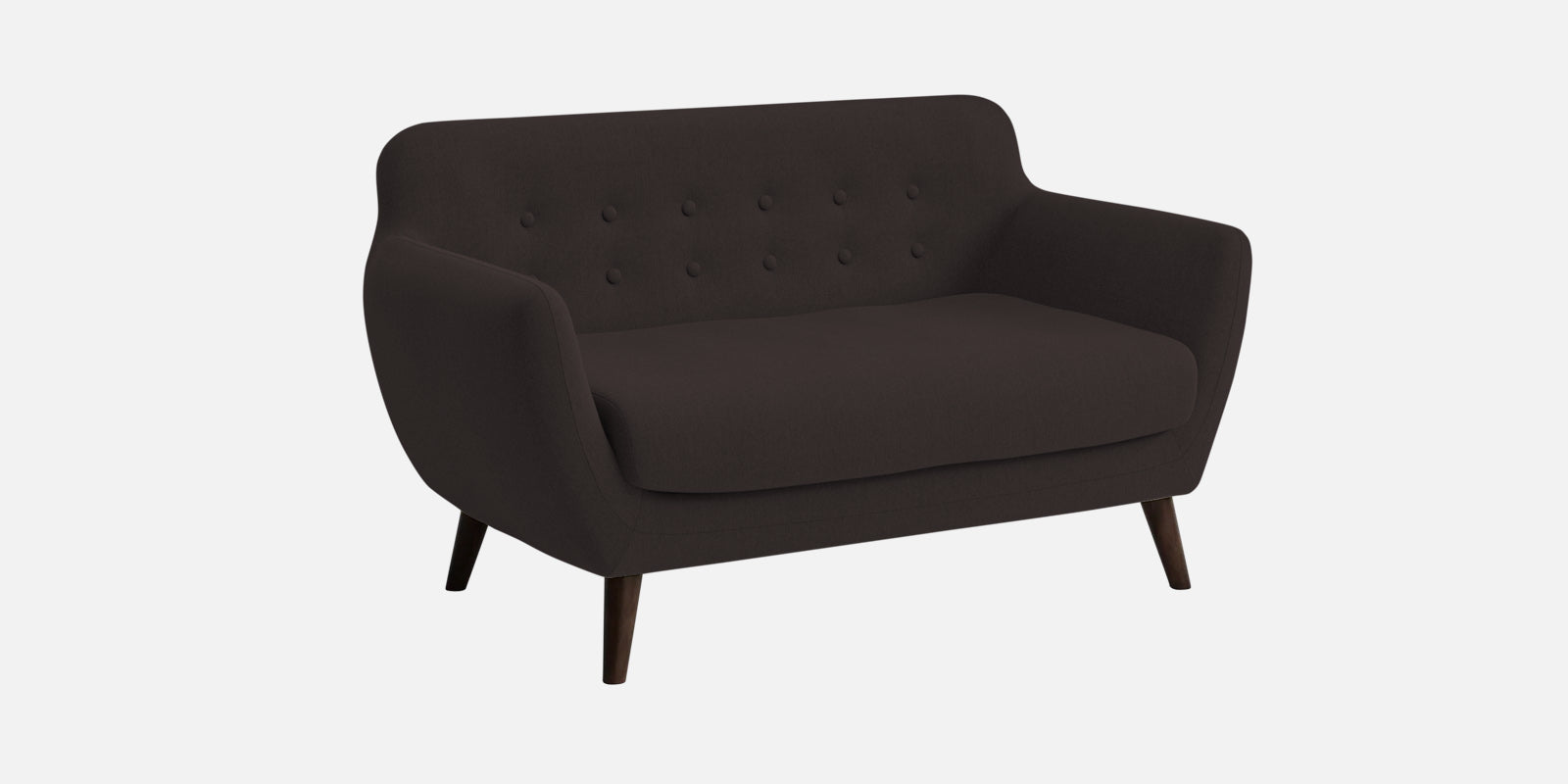 Goofy Fabric 2 Seater Sofa In Pebble Brown Colour - Febonic Living