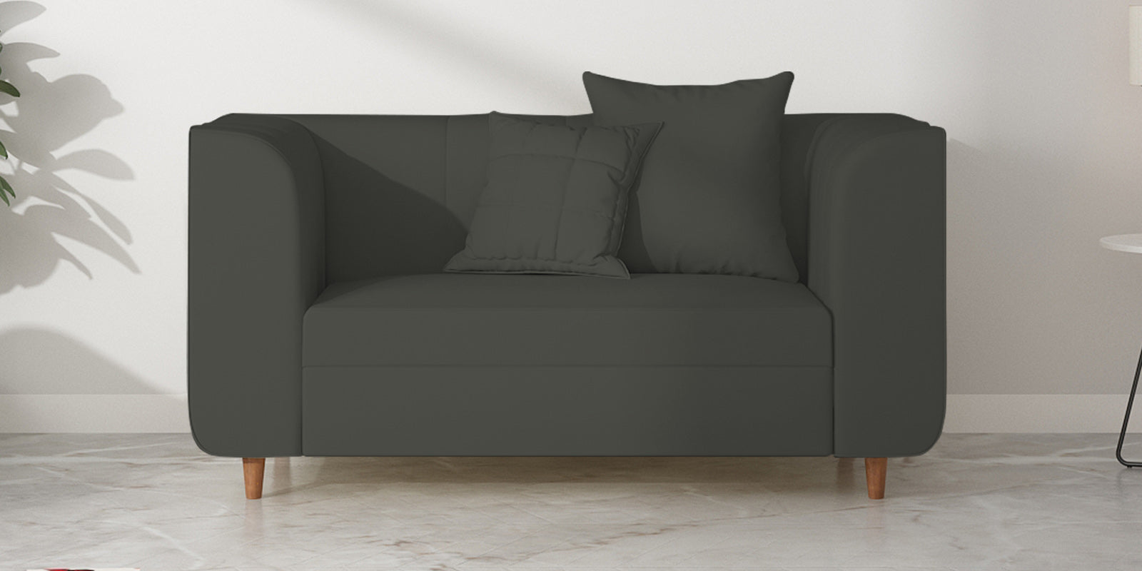 Sumo Velvet 2 Seater Sofa In Hory Grey Colour - Febonic Living