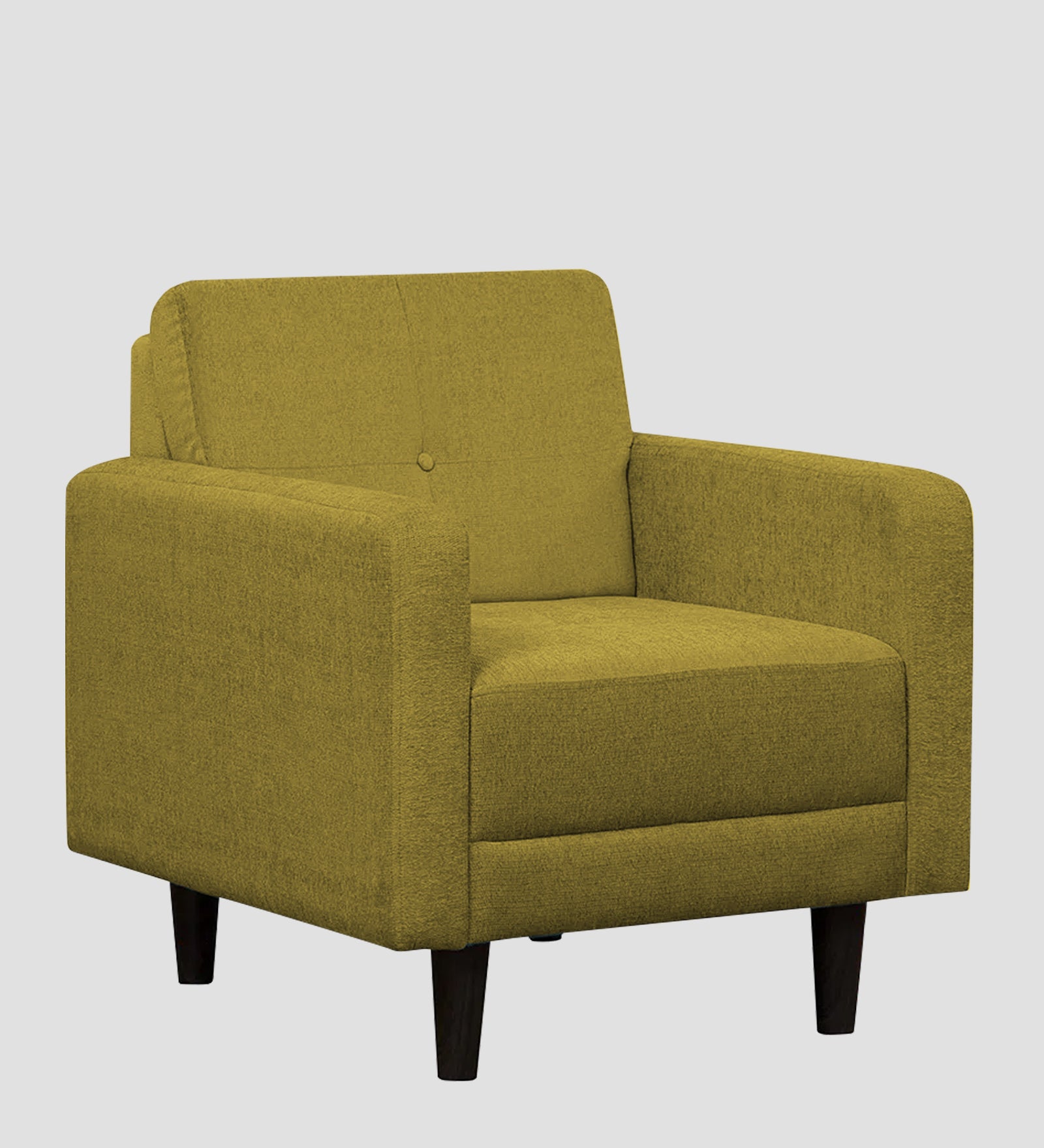 Noha Fabric 1 Seater Sofa In Parrot Green Colour - Febonic Living