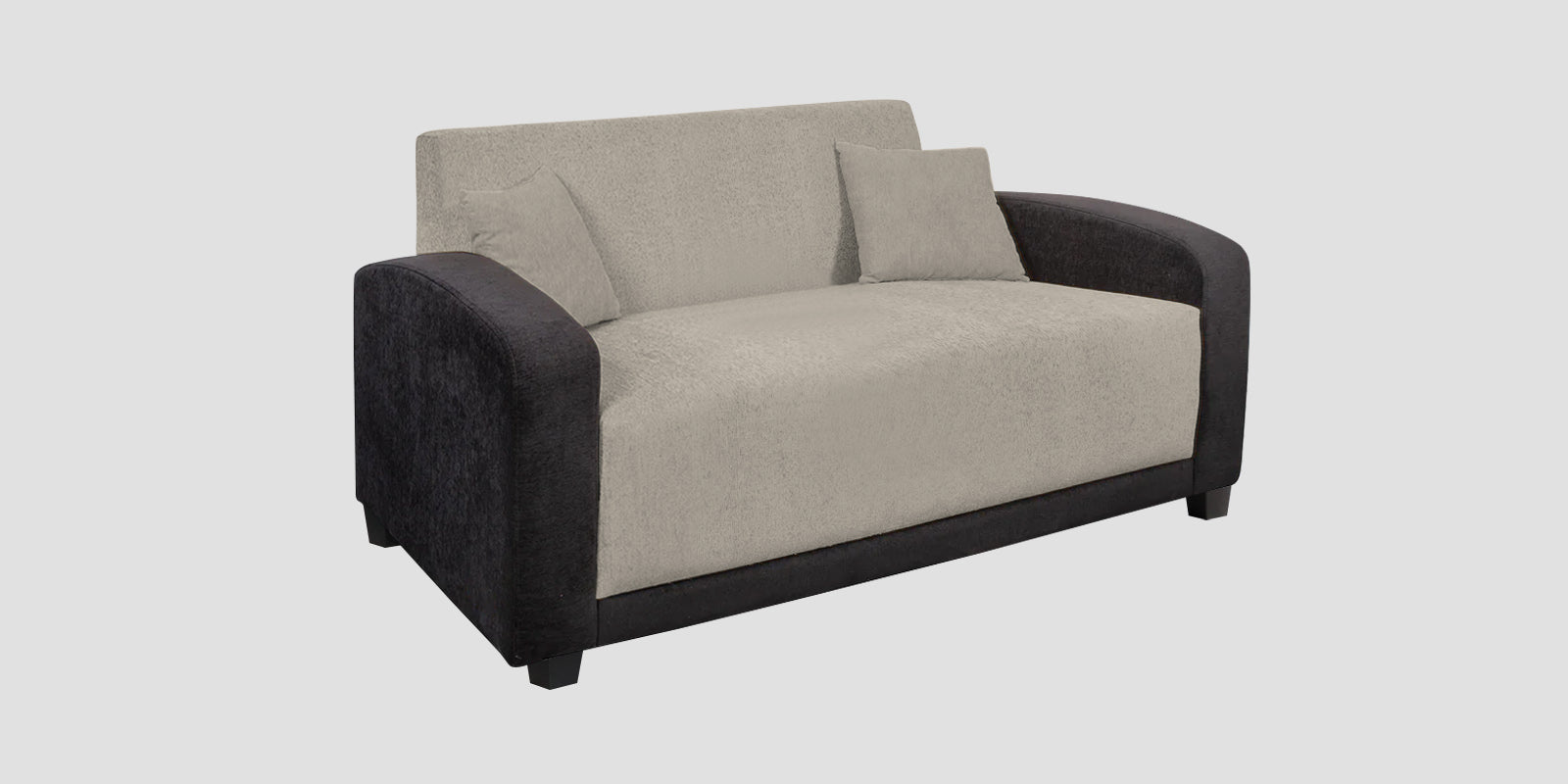 Alex Fabric 2 Seater Sofa In Ash Grey Colour - Febonic Living