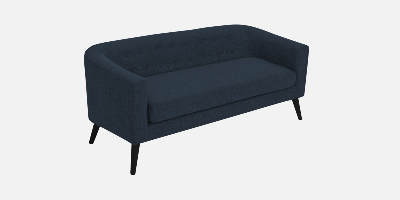 Casper Fabric 3 Seater Sofa In Denim Blue Colour - Febonic Living