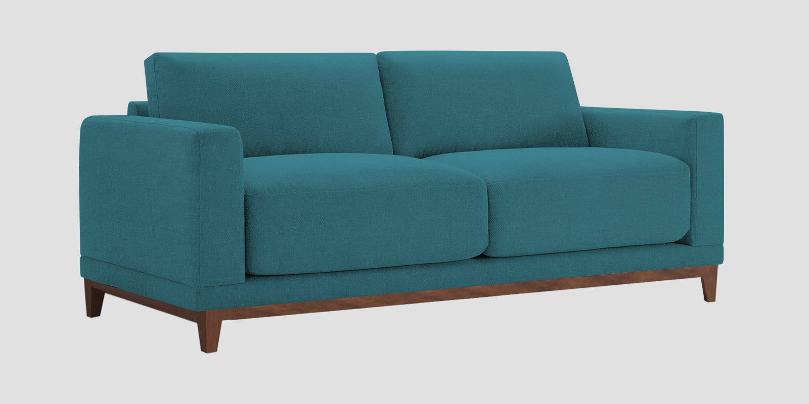 Esha Fabric 2 Seater Sofa In Water Blue Colour - Febonic Living