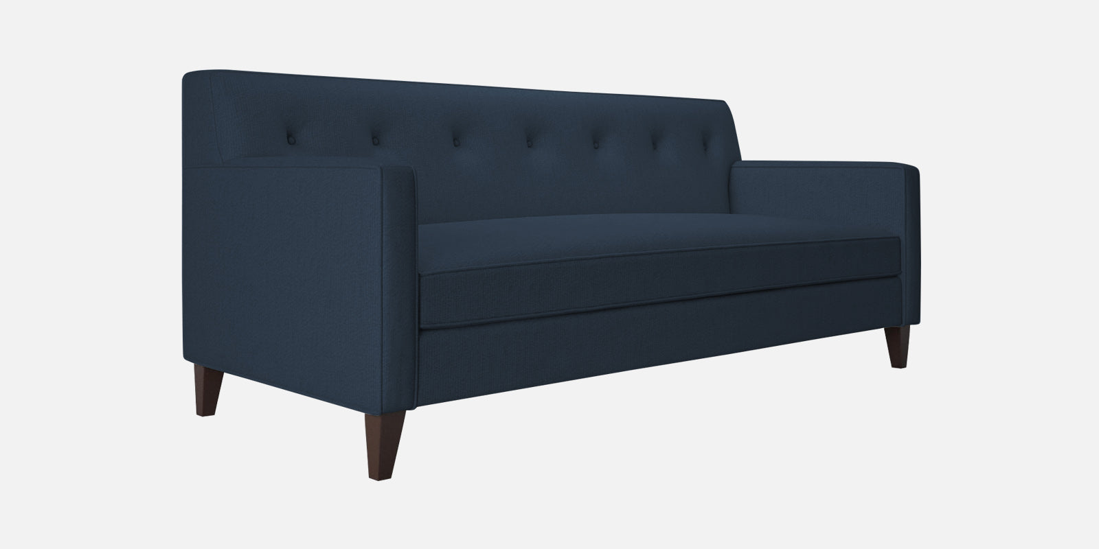 Miller Fabric 3 Seater Sofa In Denim Blue Colour - Febonic Living