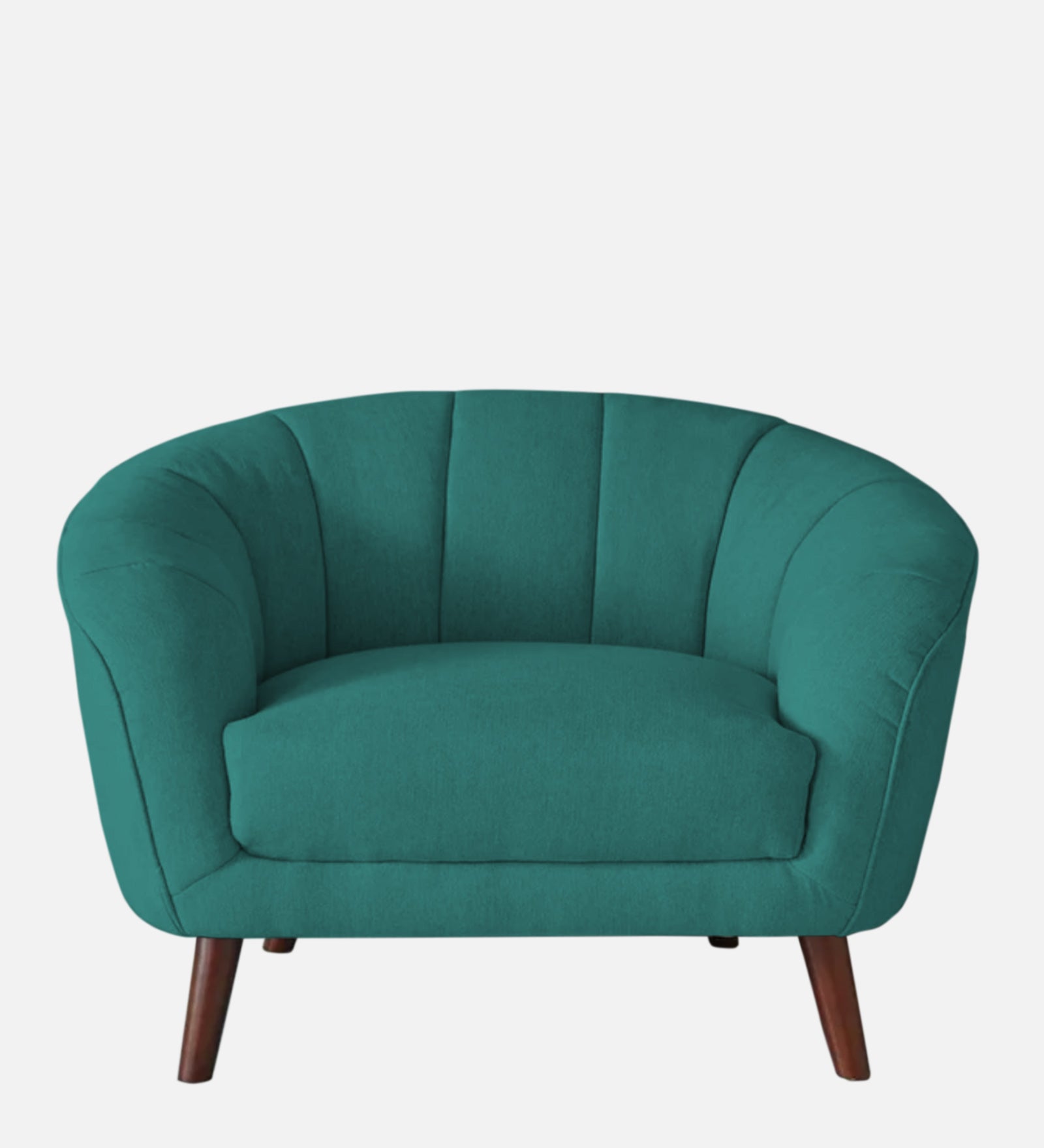 Benjamin Fabric 1 Seater Sofa In Sea Green Colour - Febonic Living