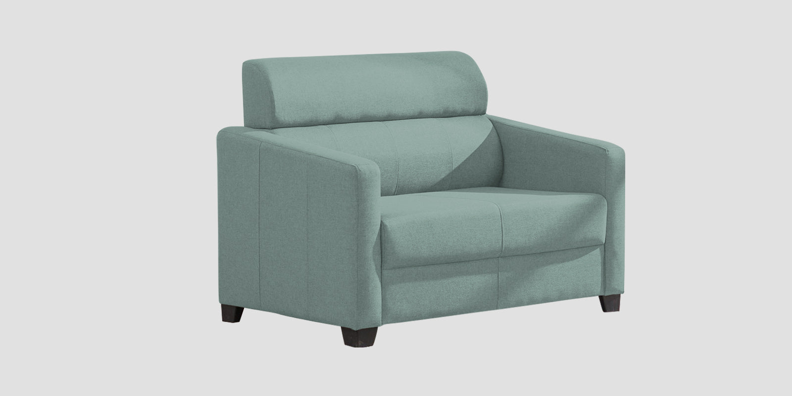 Devo Fabric 2 Seater Sofa In Suka Blue Colour - Febonic Living