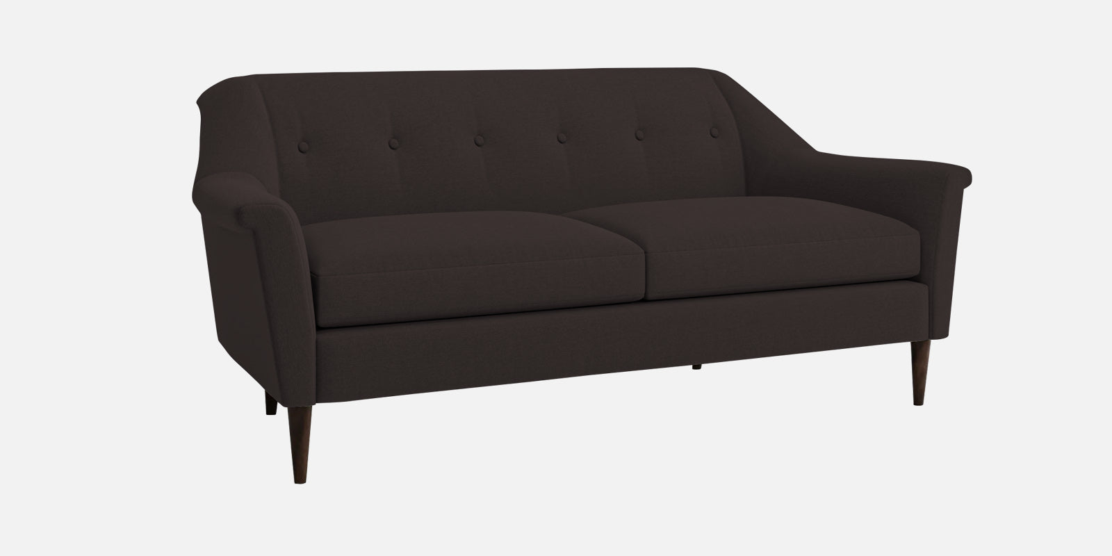 Homer Fabric 3 Seater Sofa In Pebble Brown Colour - Febonic Living