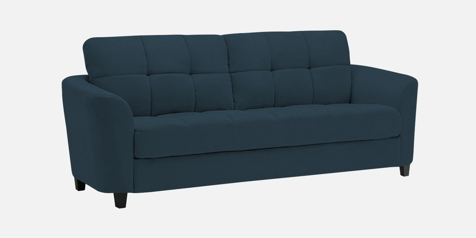 Mulan Fabric 2 Seater Sofa In Cool Blue Colour - Febonic Living