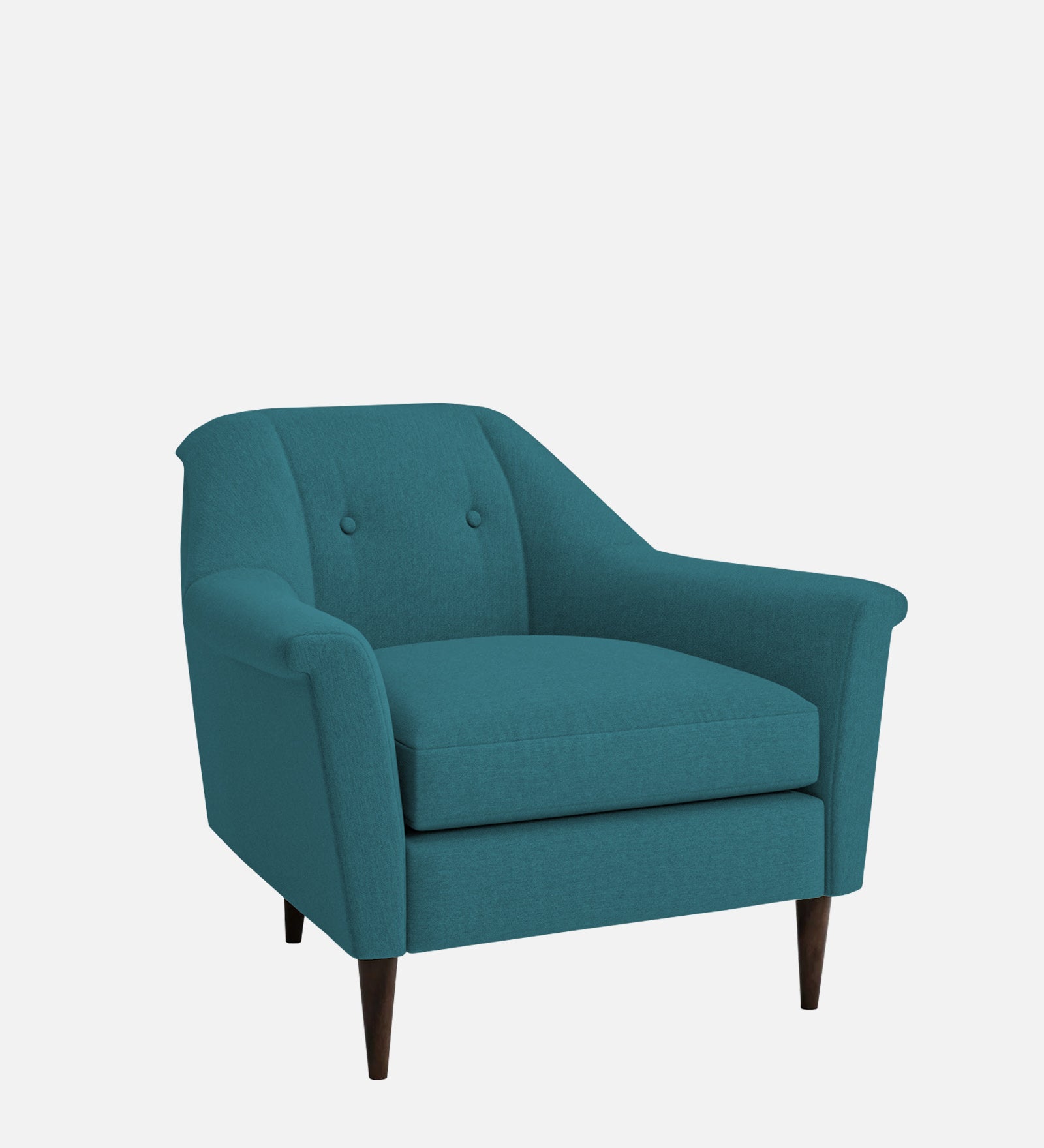 Homer Fabric 1 Seater Sofa In Water Blue Colour - Febonic Living