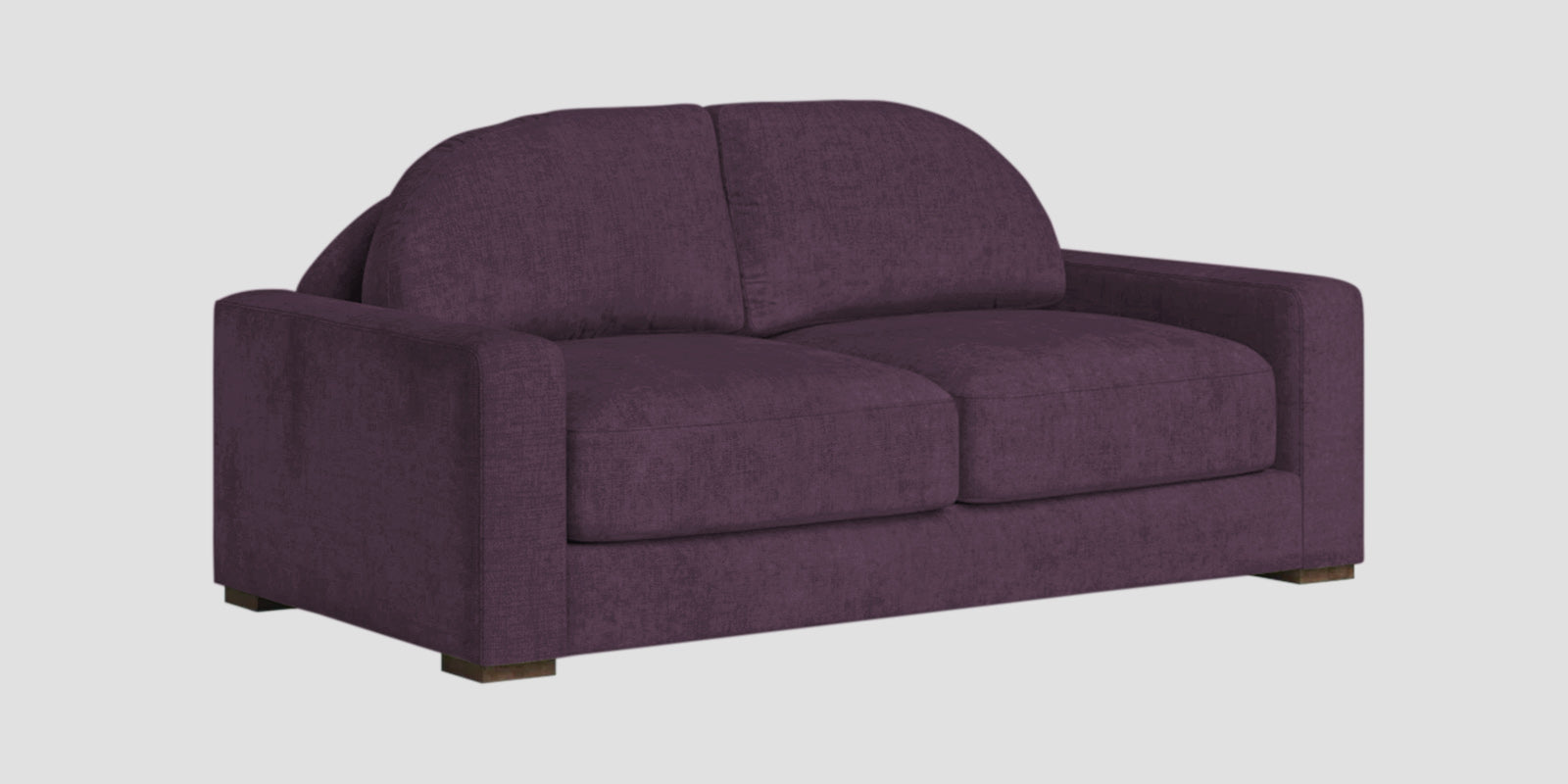 Dara Fabric 2 Seater Sofa In Greek Purple Colour - Febonic Living