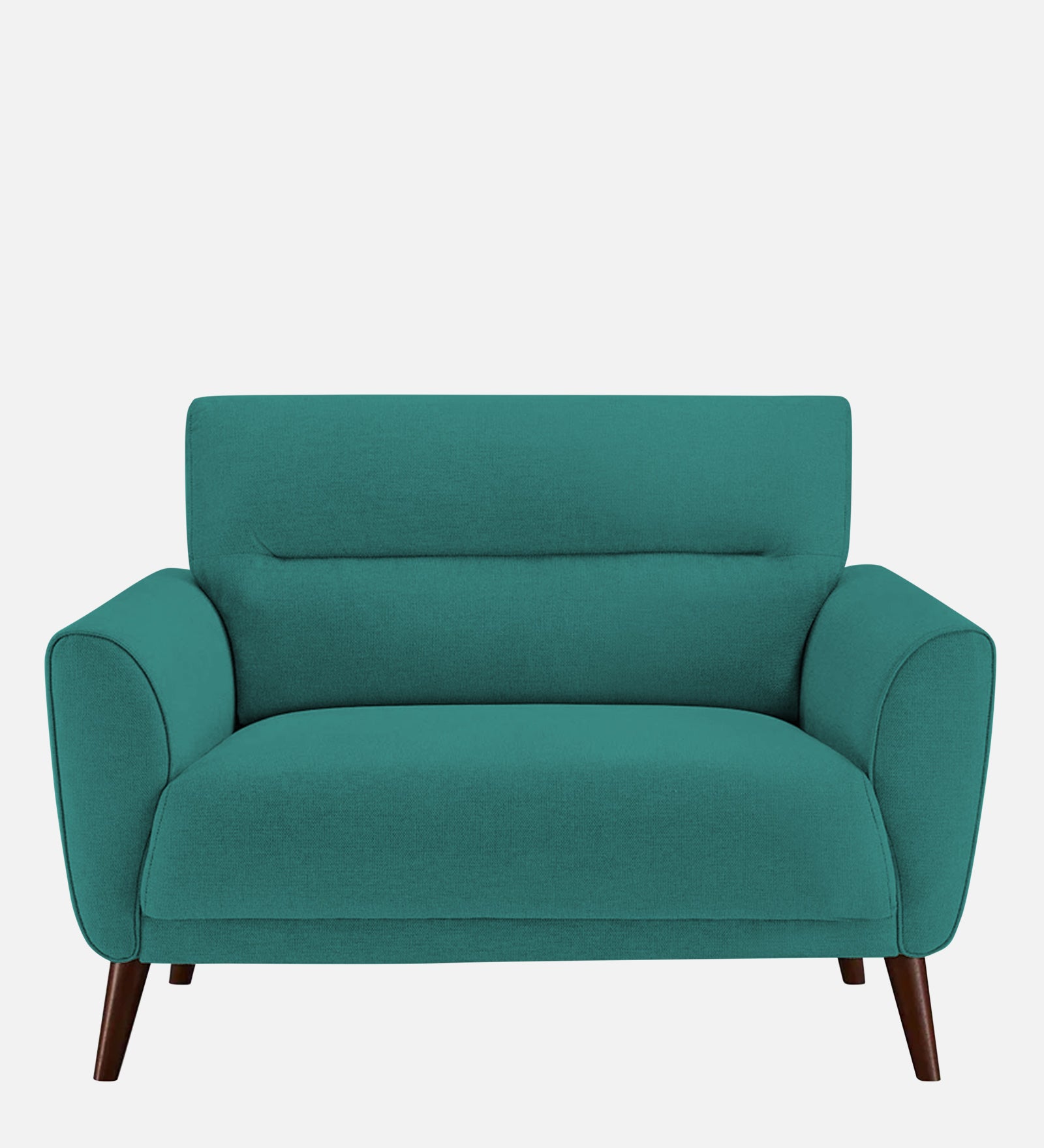 Castro Fabric 1 Seater Sofa In Sea Green Colour - Febonic Living